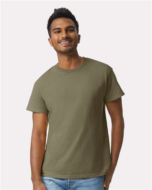 Ultra Cotton Crewneck Short Sleeve T-Shirt for Adult – Heavyweight Casual & DIY Craft Tee