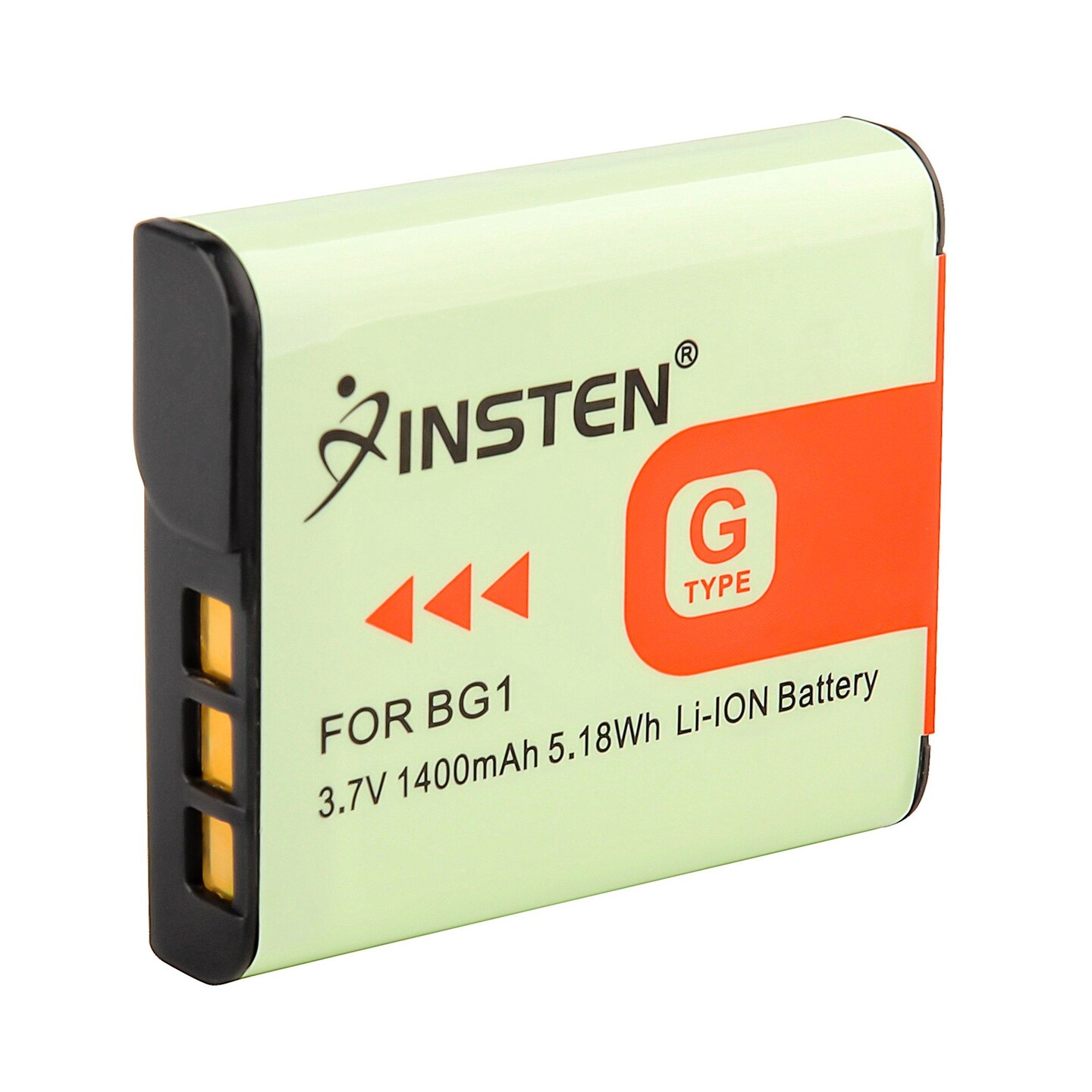 Insten NP-BG1 Type G Lithium Ion Rechargeable Battery for Sony Cyber-Shot DSC-W80 W30 W55 W290 W300 H10 H20 H50 H55 H70 H90 H3 H7 H9 DSC-T100 T20 DSC-HX9V HX5V Camera