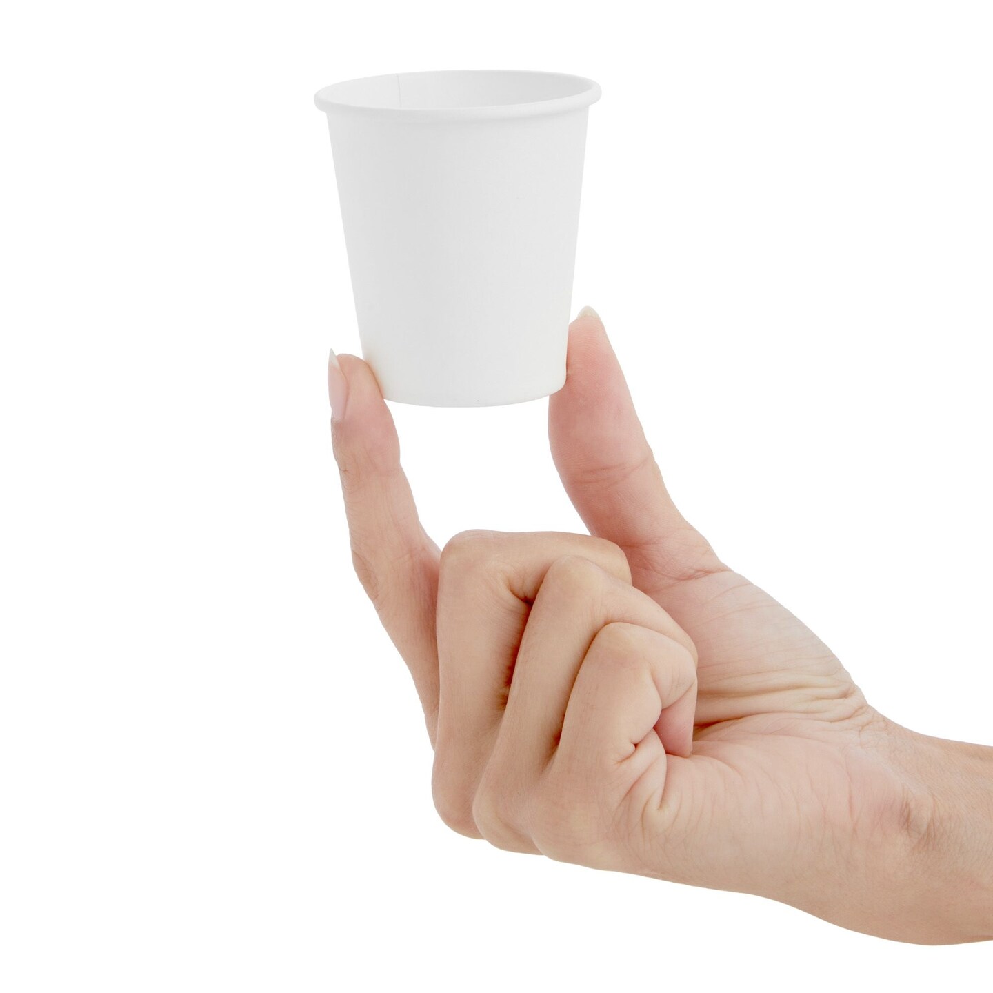 600 Pack 3 oz Paper Cups for Bathroom, Mouthwash, Disposable (White)