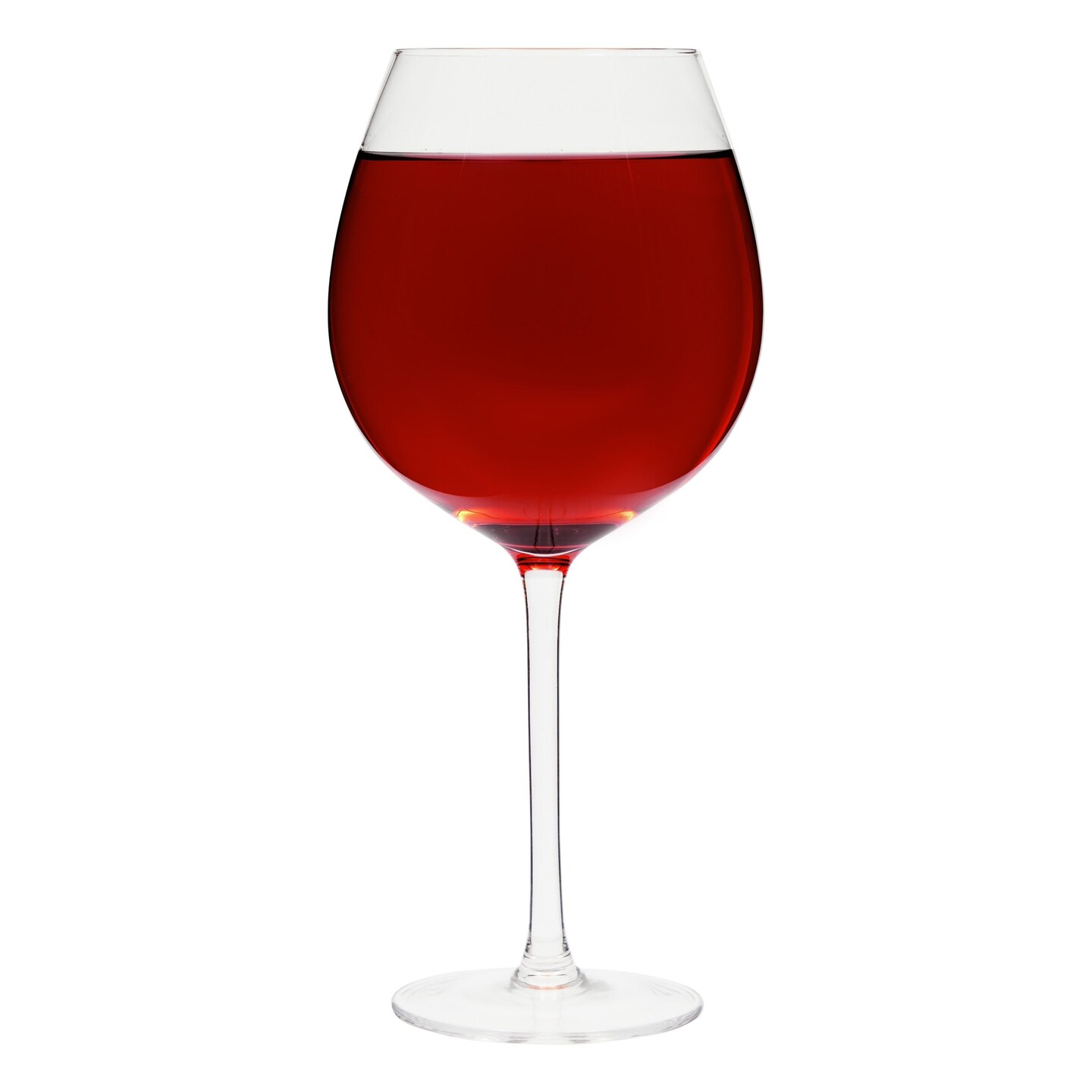 25oz Oversized Giant Wine Glass with Stem - Extra Large Full Bottle Wine Glasses for Champagne, Funny Novelty Gift, Birthday (750ml)