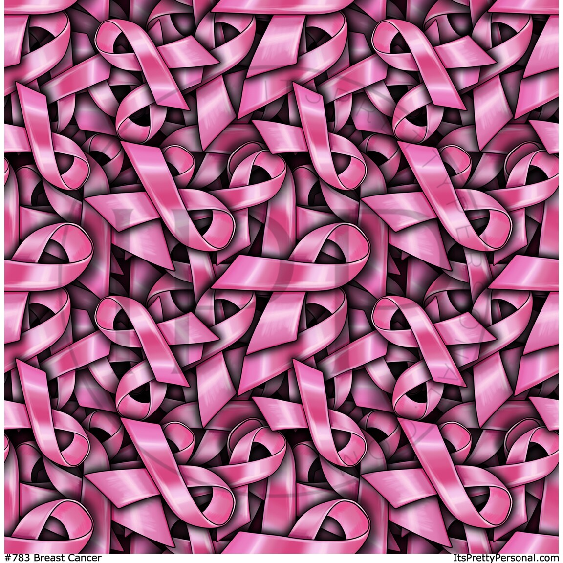 #783- Breast Cancer 12x12 Pattern Vinyl