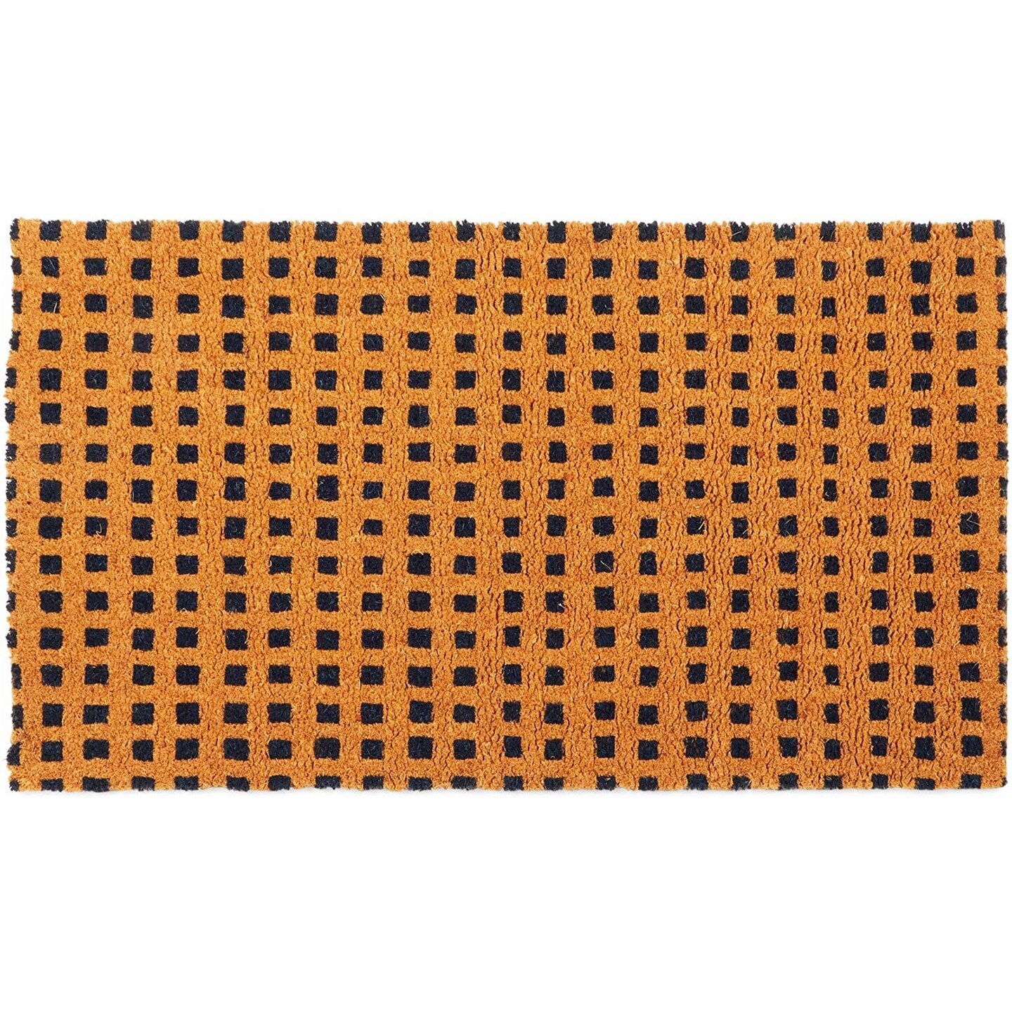 Modern Doormat, Natural Coco Coir Outdoor Welcome Mat (17 x 30 Inches)