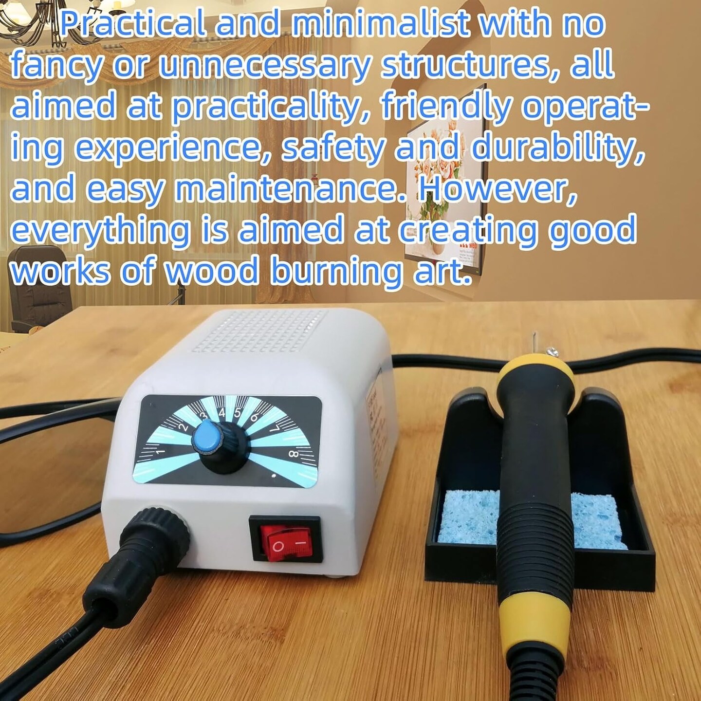 LH20 Wood Burning Kit,Wood Burning Tool, Adjustable Temperature Wood Burner Kit,professional wood burning kit for Adults Beginners Craft,pyrography pen Comes With 30Pyrography Wire Tips