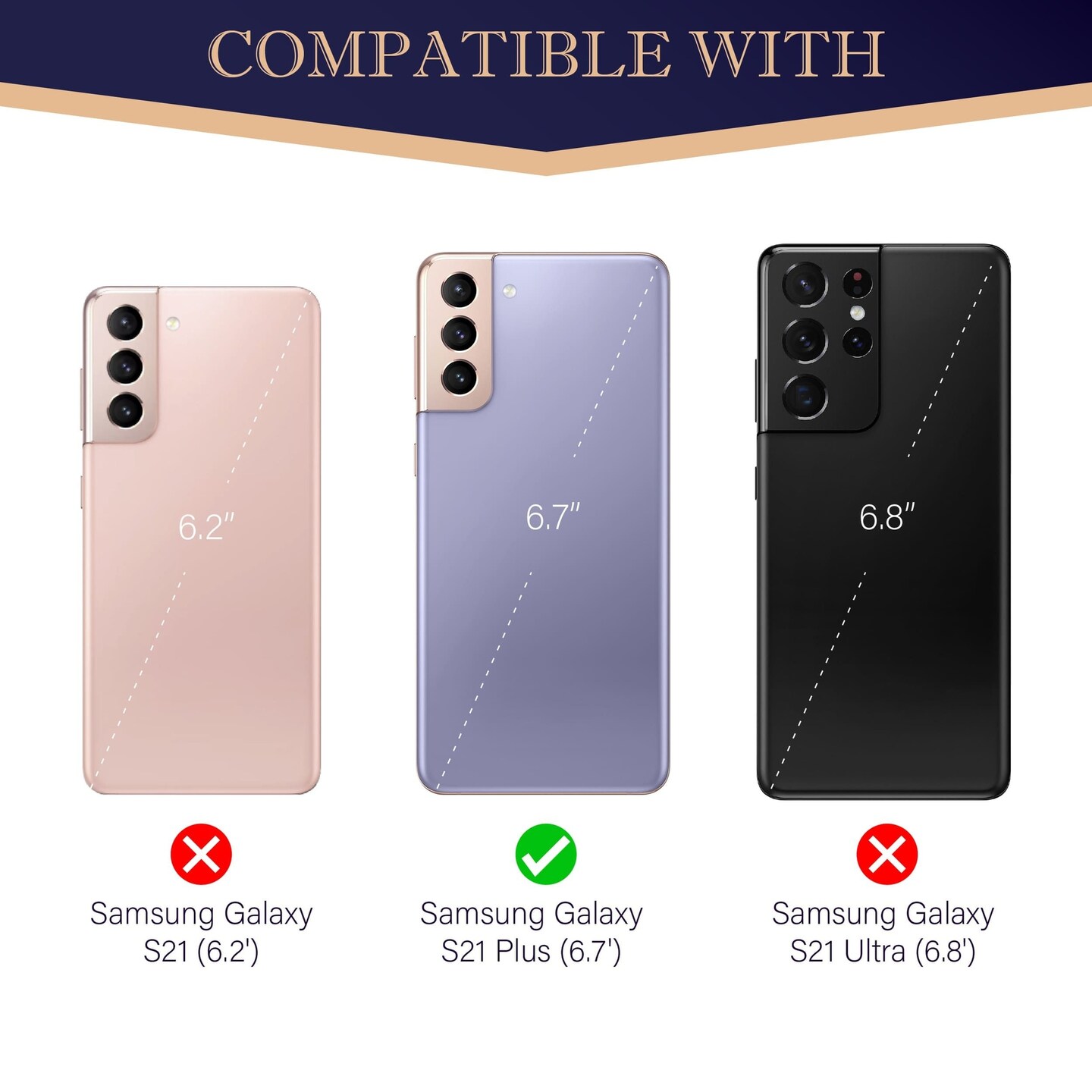 Insten Clear Case For Samsung Galaxy S21 Plus 5G 6.7 inch Soft TPU Phone Case, Shock Absorbing Anti-Scratch Protective Cover