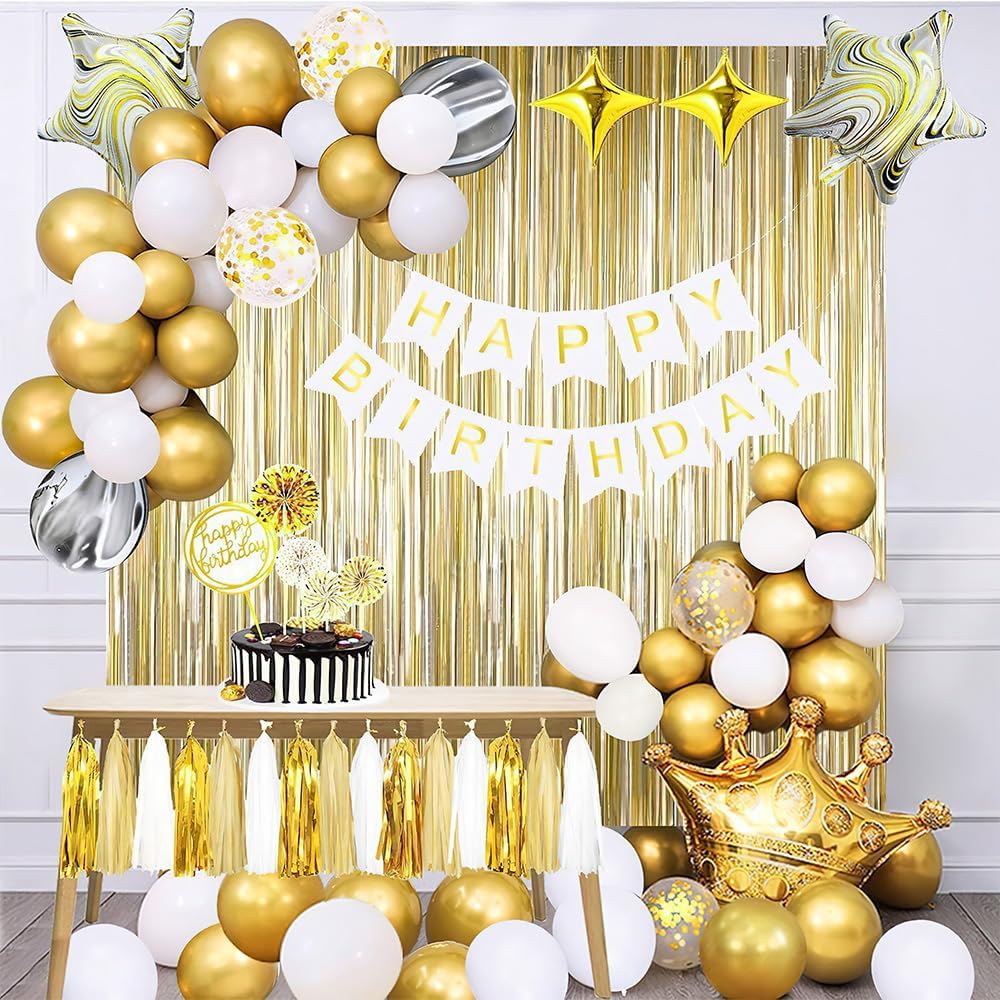 Gold Balloons 12 Inch Metallic Gold Balloons For Birthday Party Balloons For Gold Balloon Garland Christmas Balloons Gold Latex Balloons