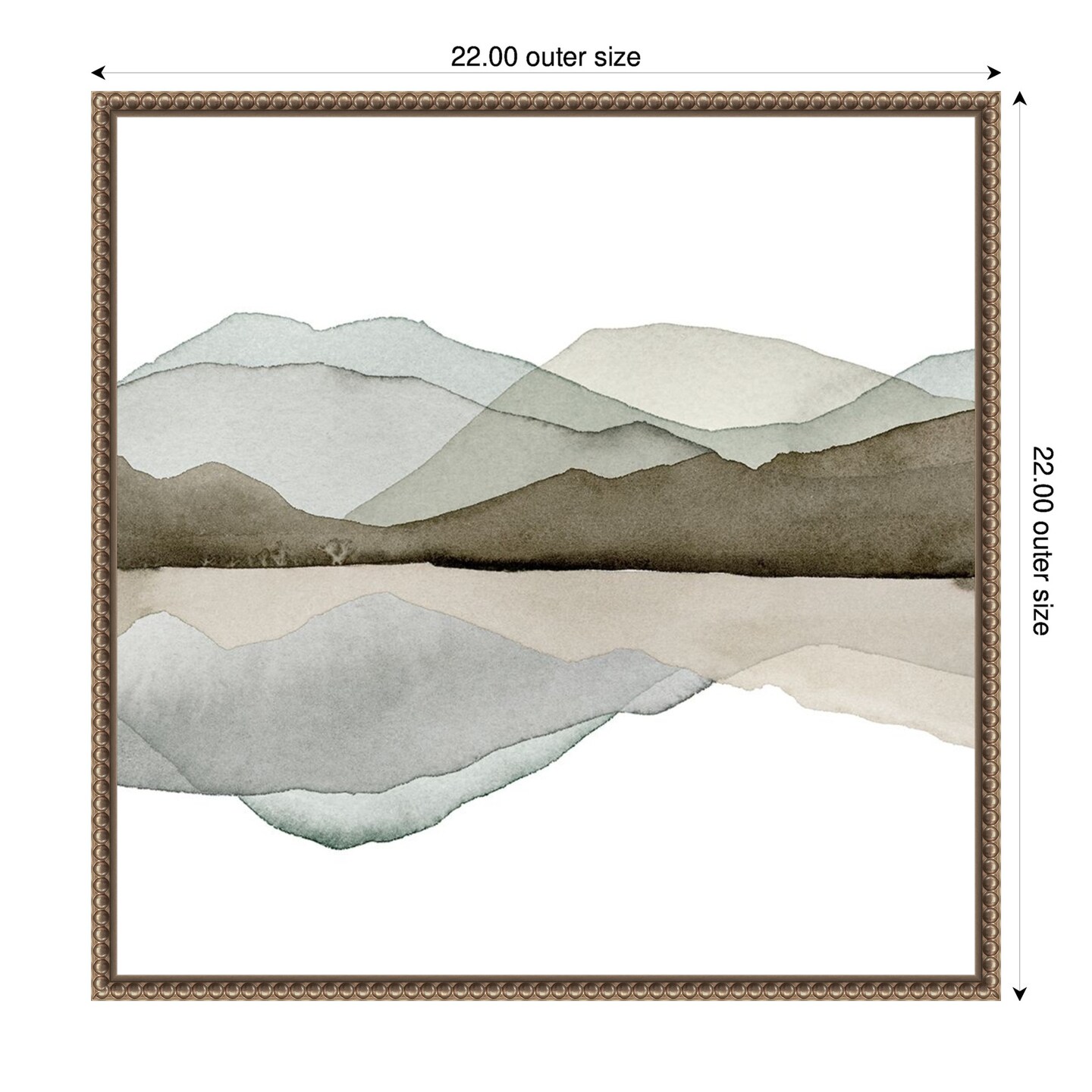 Magic Mountain II by Grace Popp Framed Canvas Wall Art