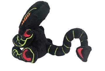 Xenomorph Alien PlushBlack and Red with EGG - Soft Minky, Ready to