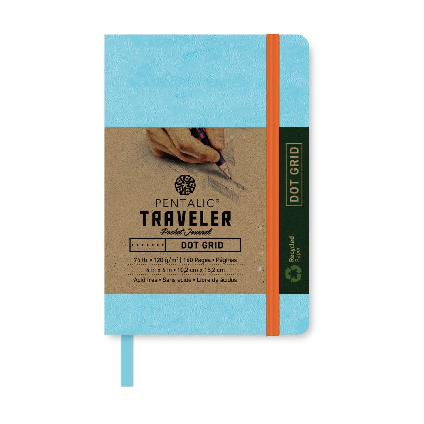 PTL-016132 Series | Traveler Pocket Journal - Dot Grid 6x4