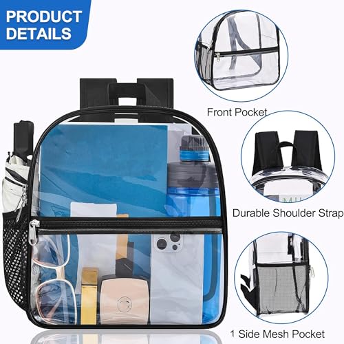 Small clear backpack 12x6x12 hotsell