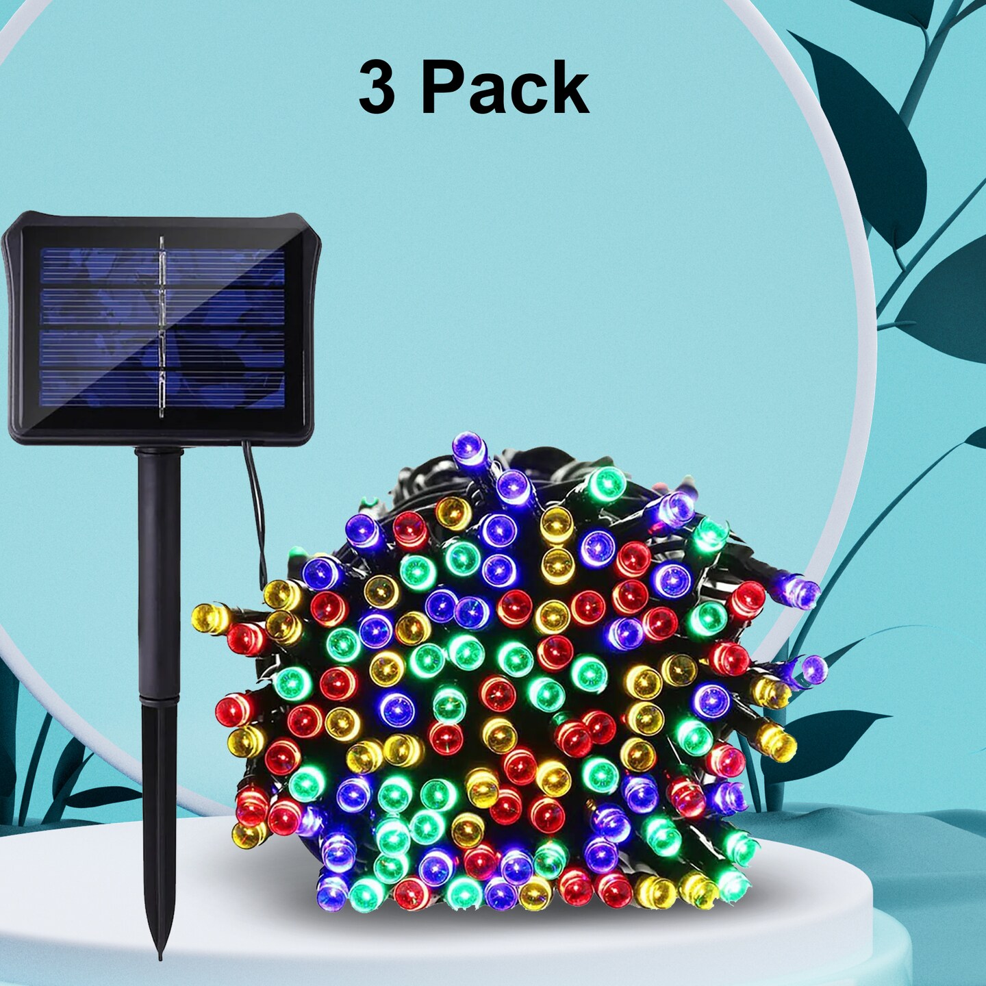 Eco Friendly Outdoor Lighting 200 LED Solar String Light For Christmas