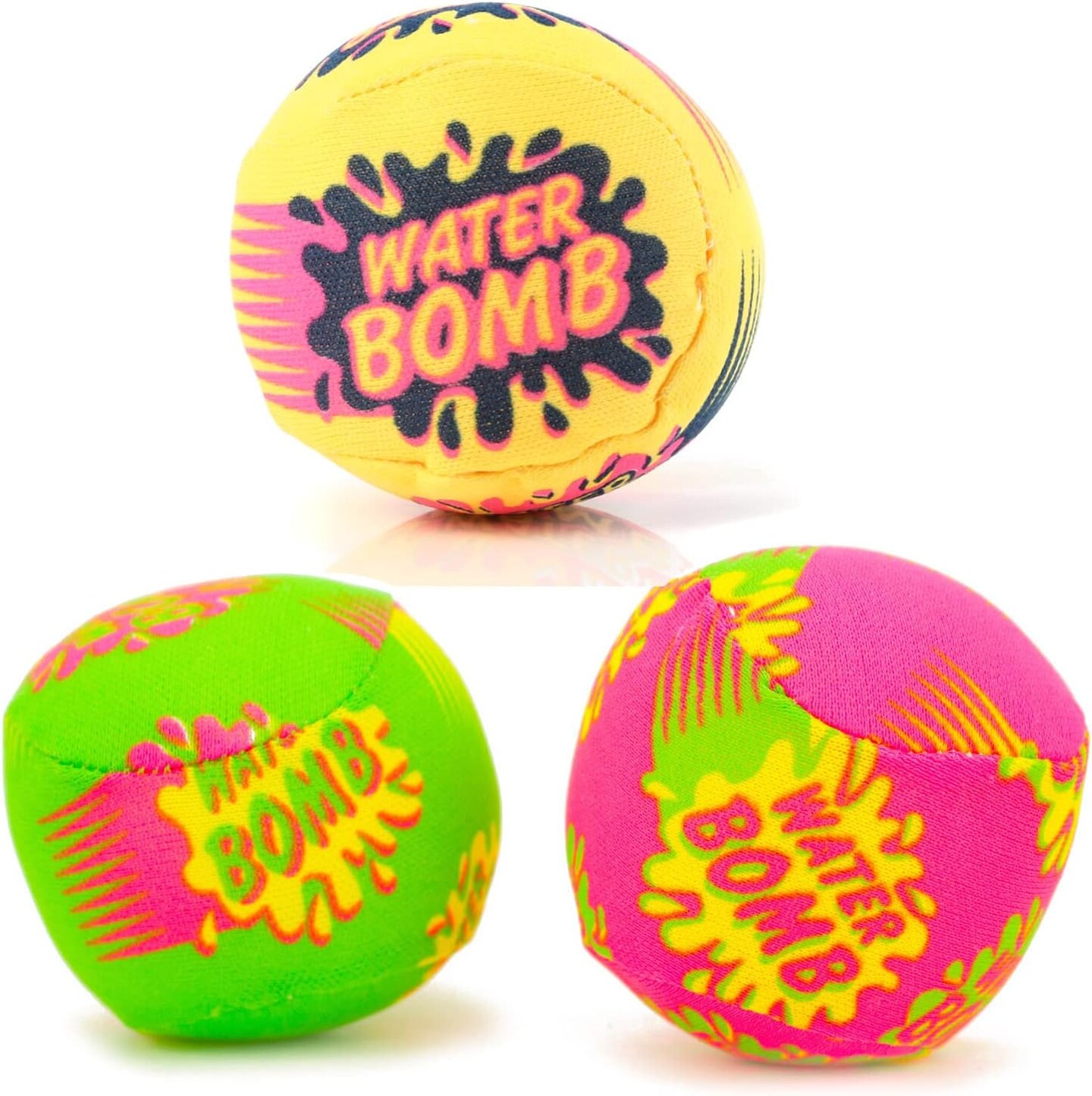 Water Ball Bomb Weight Fabric Covered Foam Water Toy