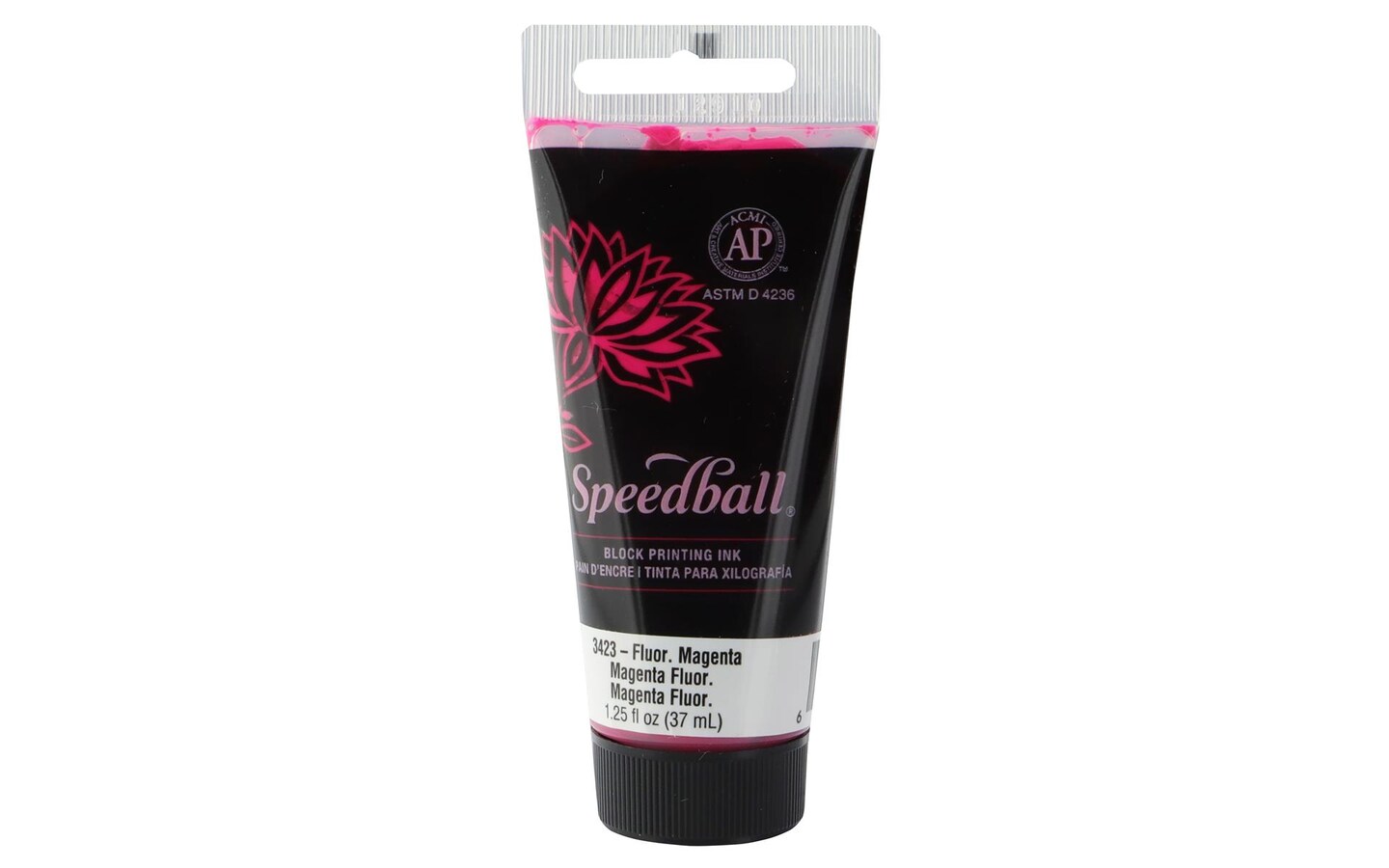 Speedball WS Block Print Ink 1.25oz Fluor Magenta