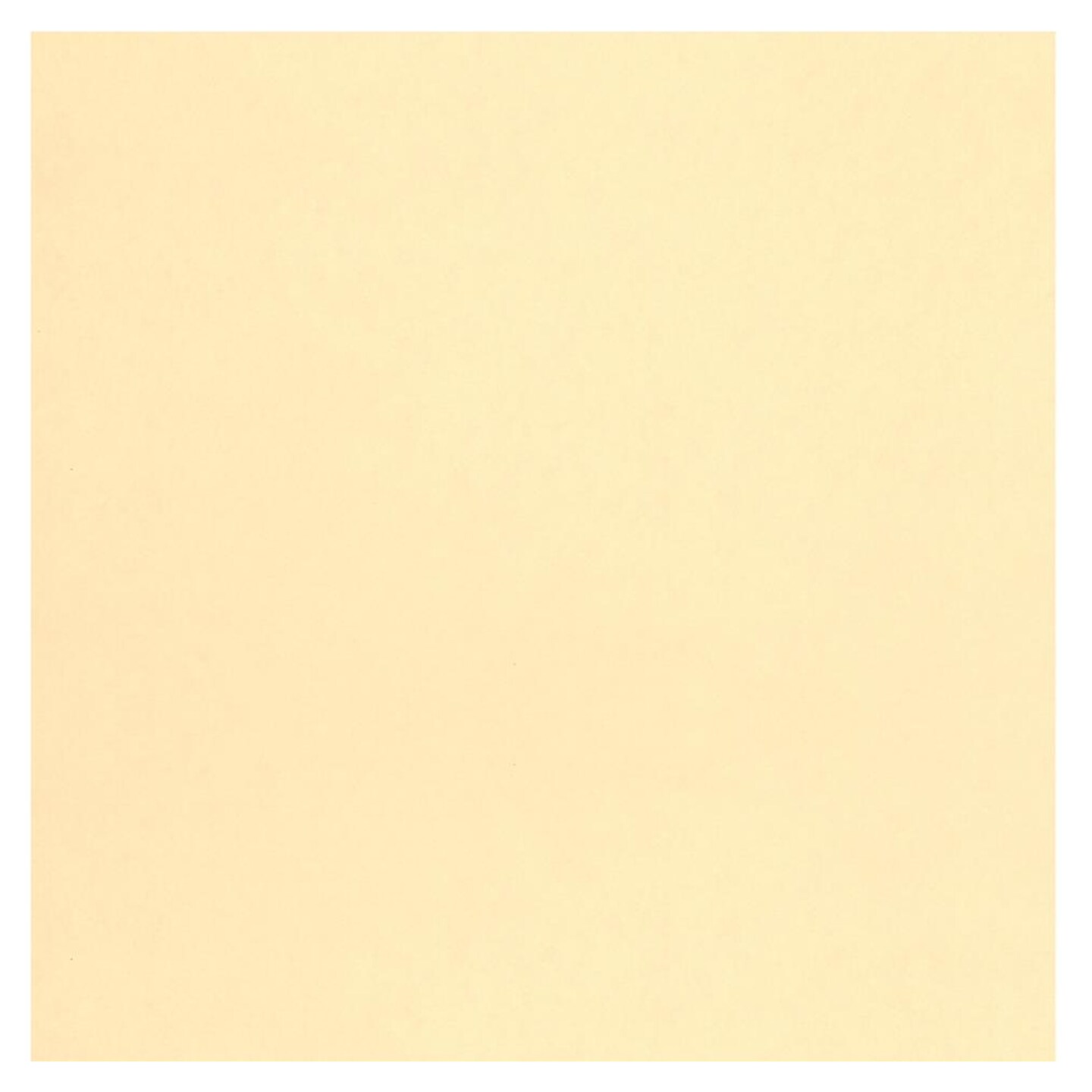 PA Paper Accents Smooth Cardstock 12&#x22; x 12&#x22; Ivory, 60lb colored cardstock paper for card making, scrapbooking, printing, quilling and crafts, 25 piece pack