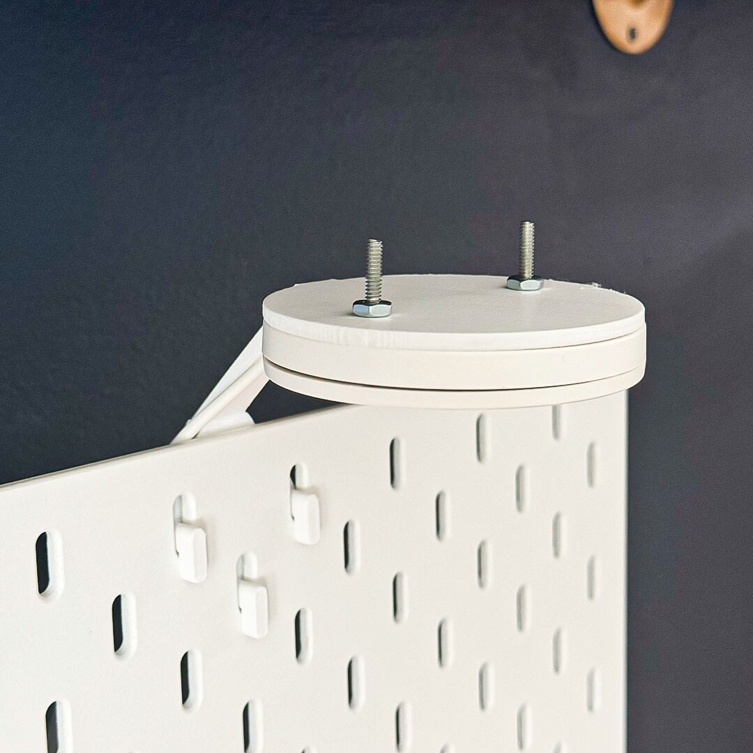 IKEA MITTLED LED Spotlight Mount - ikea Skadis Pegboard - Organize Office Space Setup | Office Organization Display Ambiance product 3