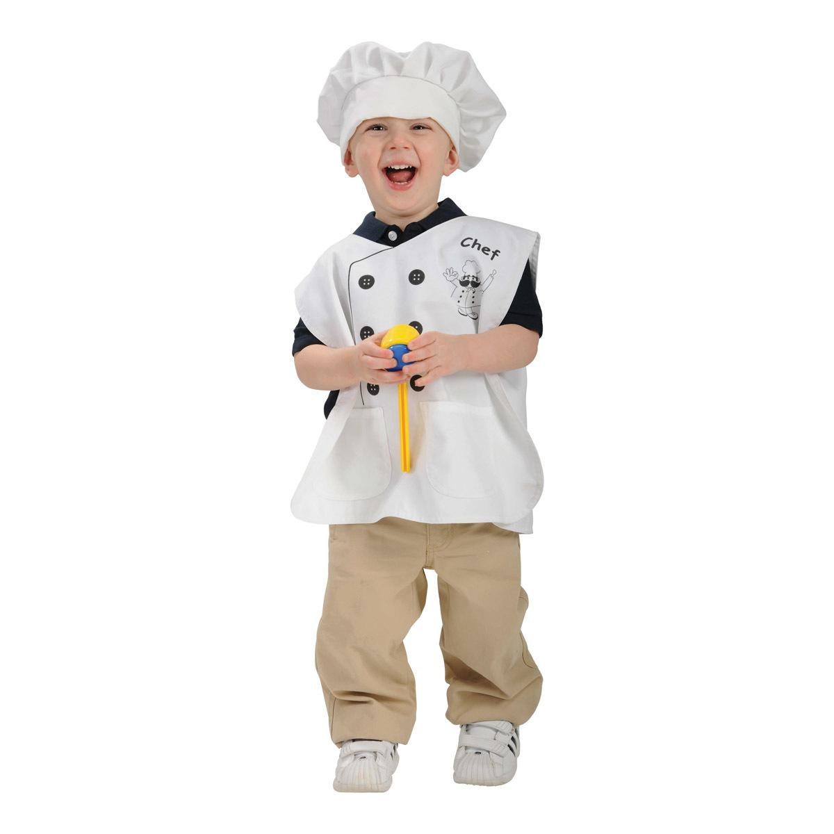 Kaplan Early Learning Company Toddler Chef Vest &#x26; Hat