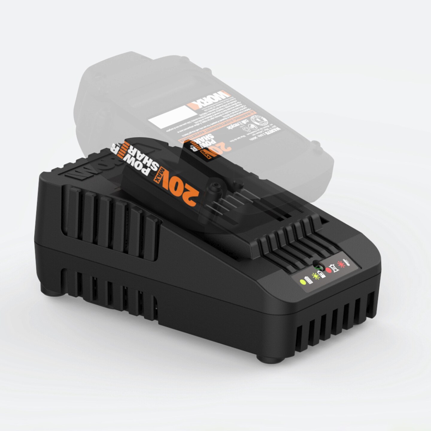Worx WA3881 18V/20V Power Share 60-Min Quick Charger