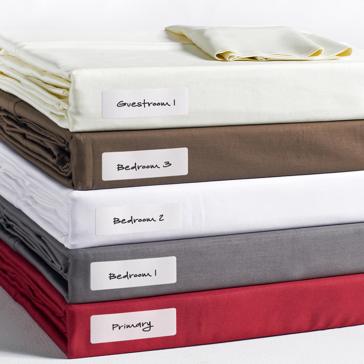 Avery No-Iron Fabric Labels, 1" x 3", Washer and Dryer-Safe Waterproof Labels, Non-Printable, 50 Blank Labels Total (40725)