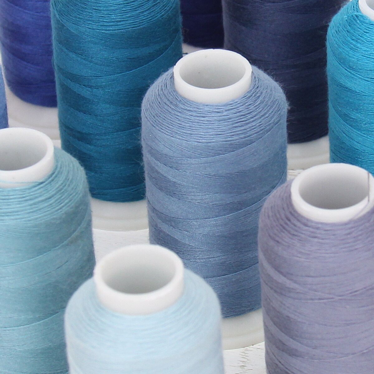 Threadart Polyester All-Purpose Sewing Thread Sets - 600m - Over 12 Sets Available - 50S/3 -For apparel, drapery, crafts and more