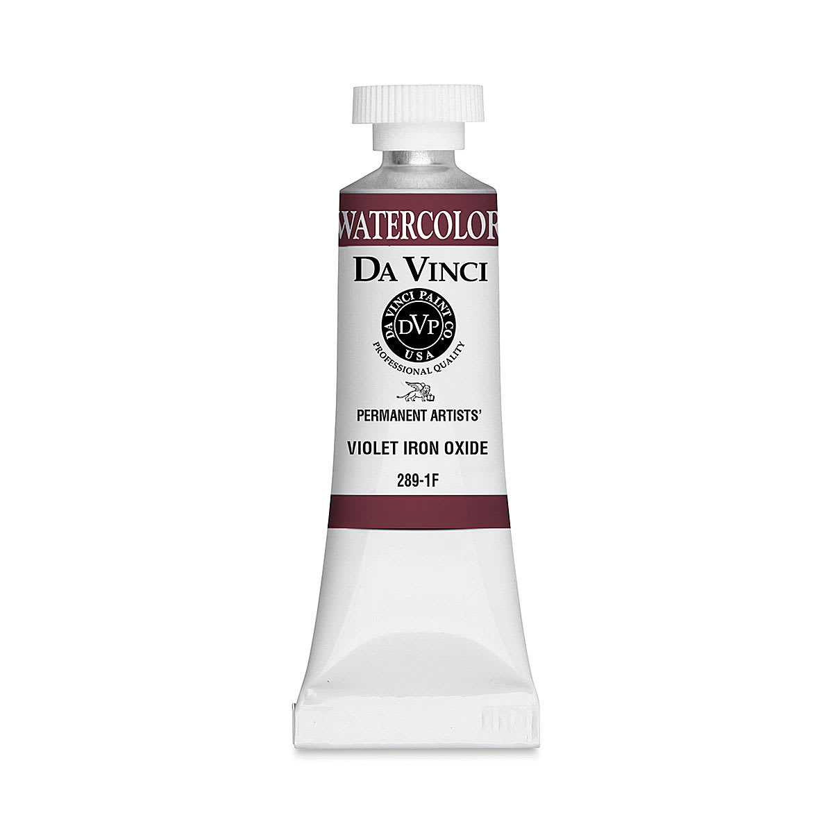Da Vinci Artists' Permanent Watercolor - Violet Iron Oxide, 15 ml tube