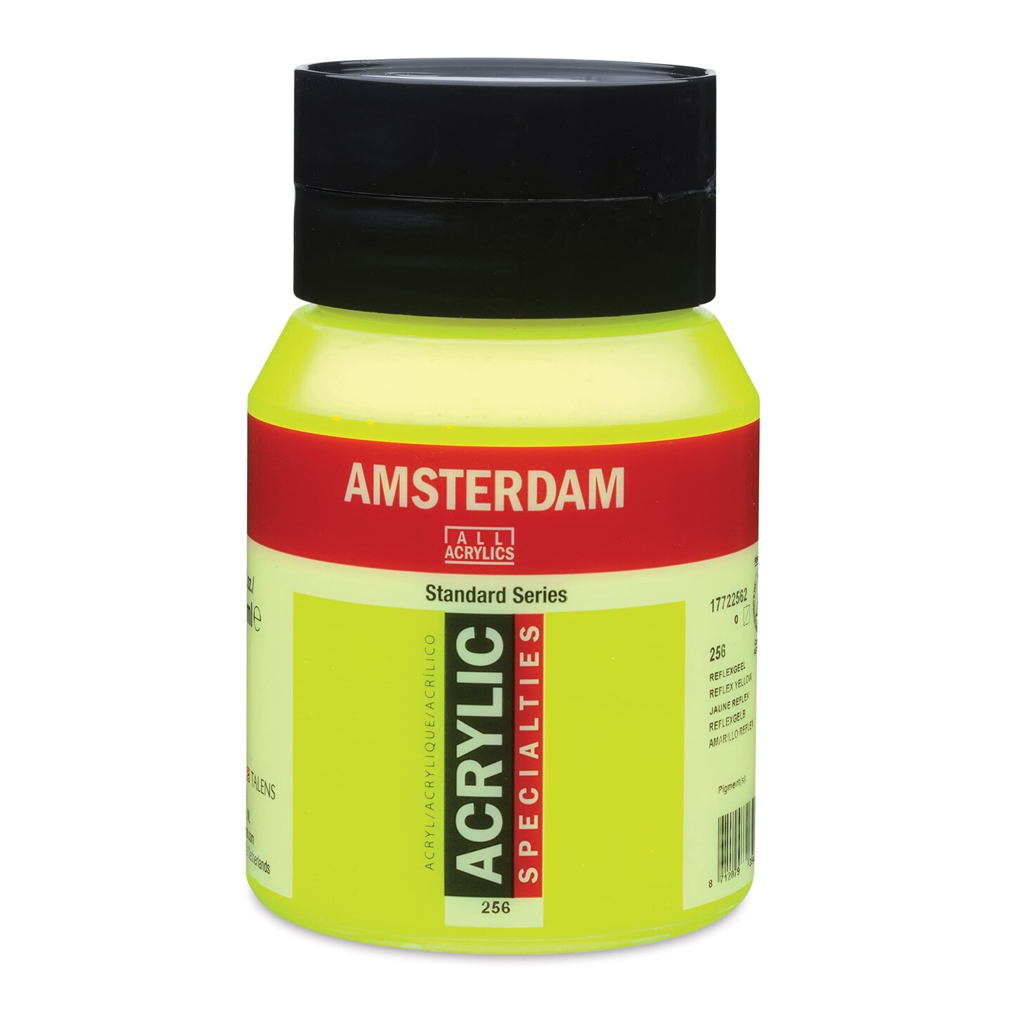 Amsterdam Standard Series Acrylic - Reflex Yellow, 500 ml bottle