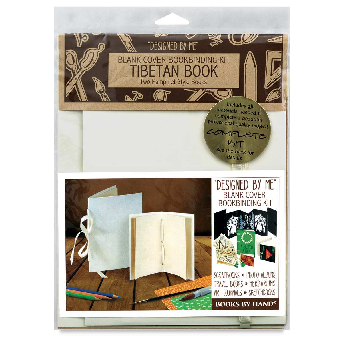 Books by Hand "Designed by Me" Blank Cover - Tibetan Style Book Kit
