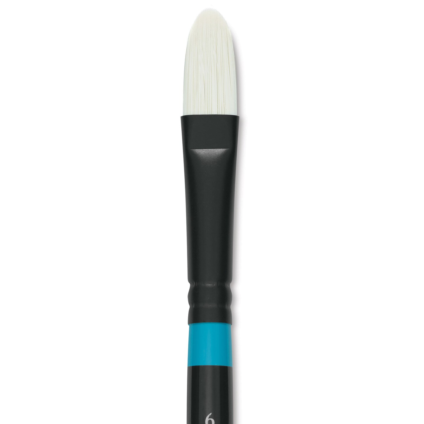 Princeton Aspen Synthetic Brush - Short Handle, Filbert, Size 6