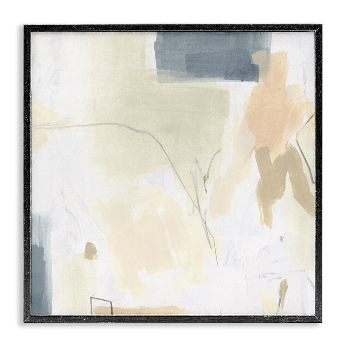 Stupell Industries Plaster Line Abstract Framed Giclee, design by June Erica Vess