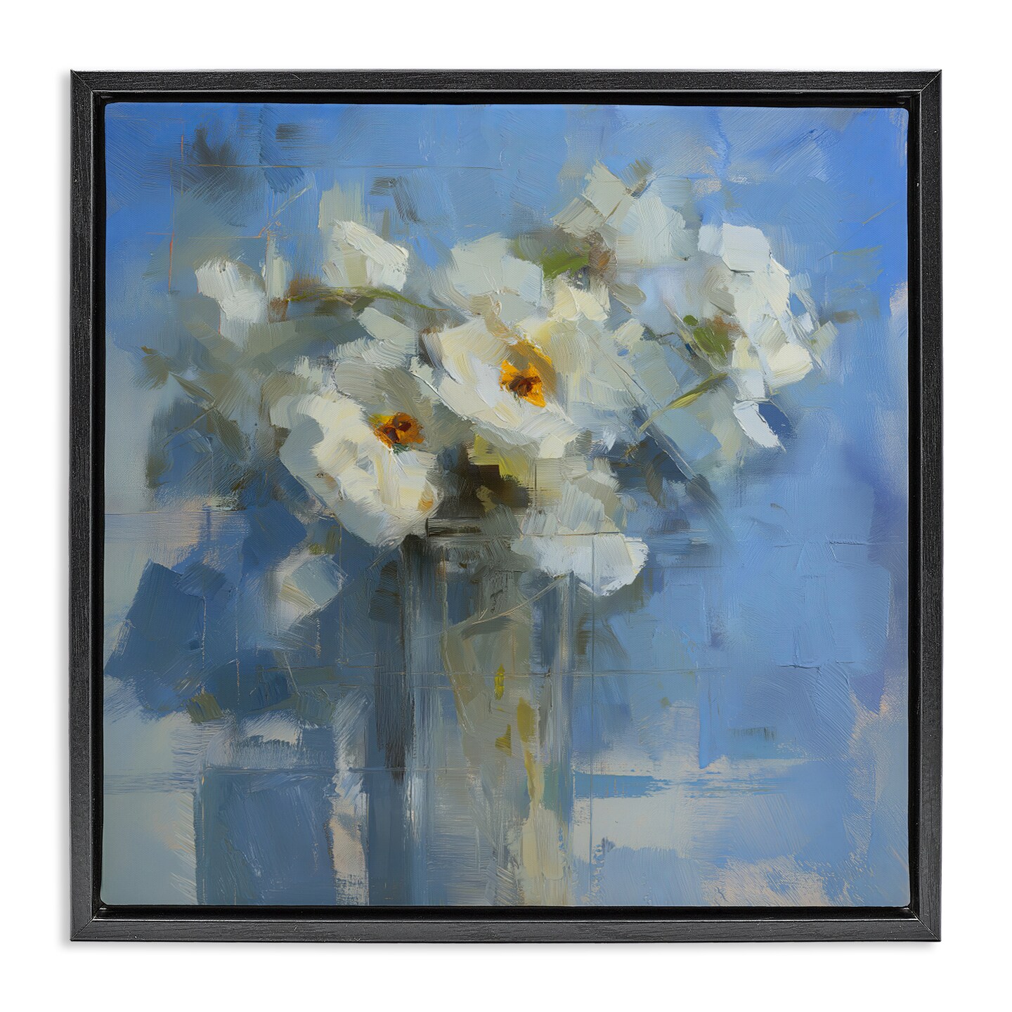 Stupell Industries Petals Remembered Abstract Floating Frame, design by Svetlana Aleynikova