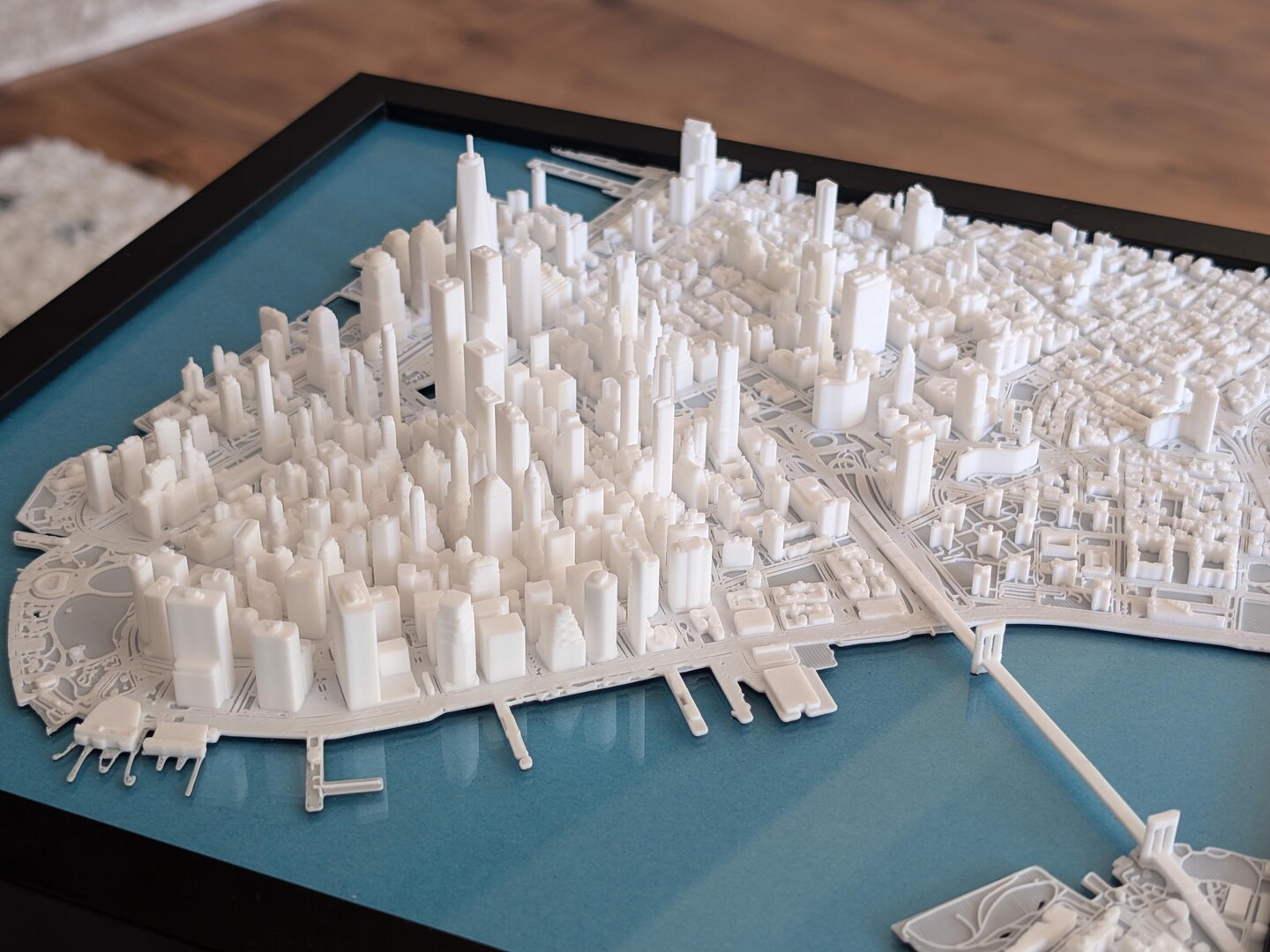 Manhattan 3D Map | Lower Manhattan Street Map | 3D Printed