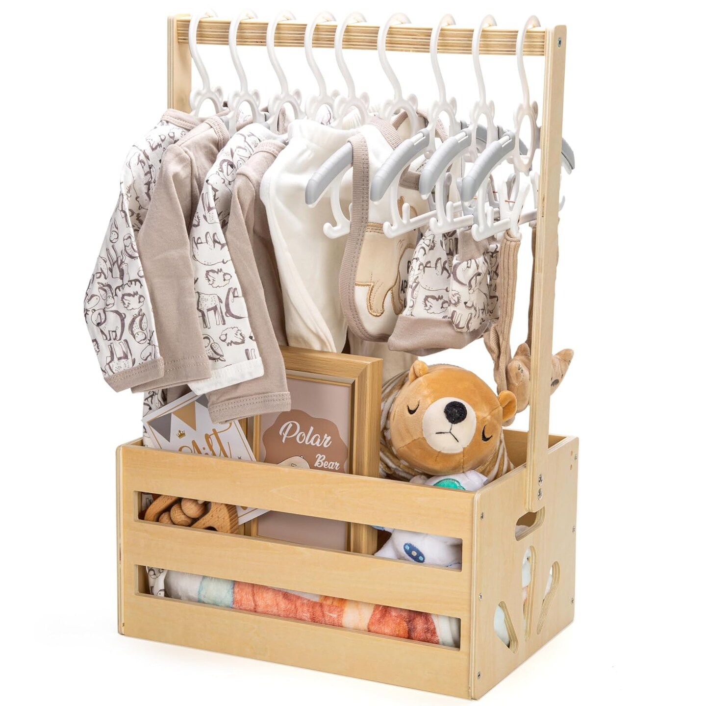 Wooden Baby Shower Crate Closet