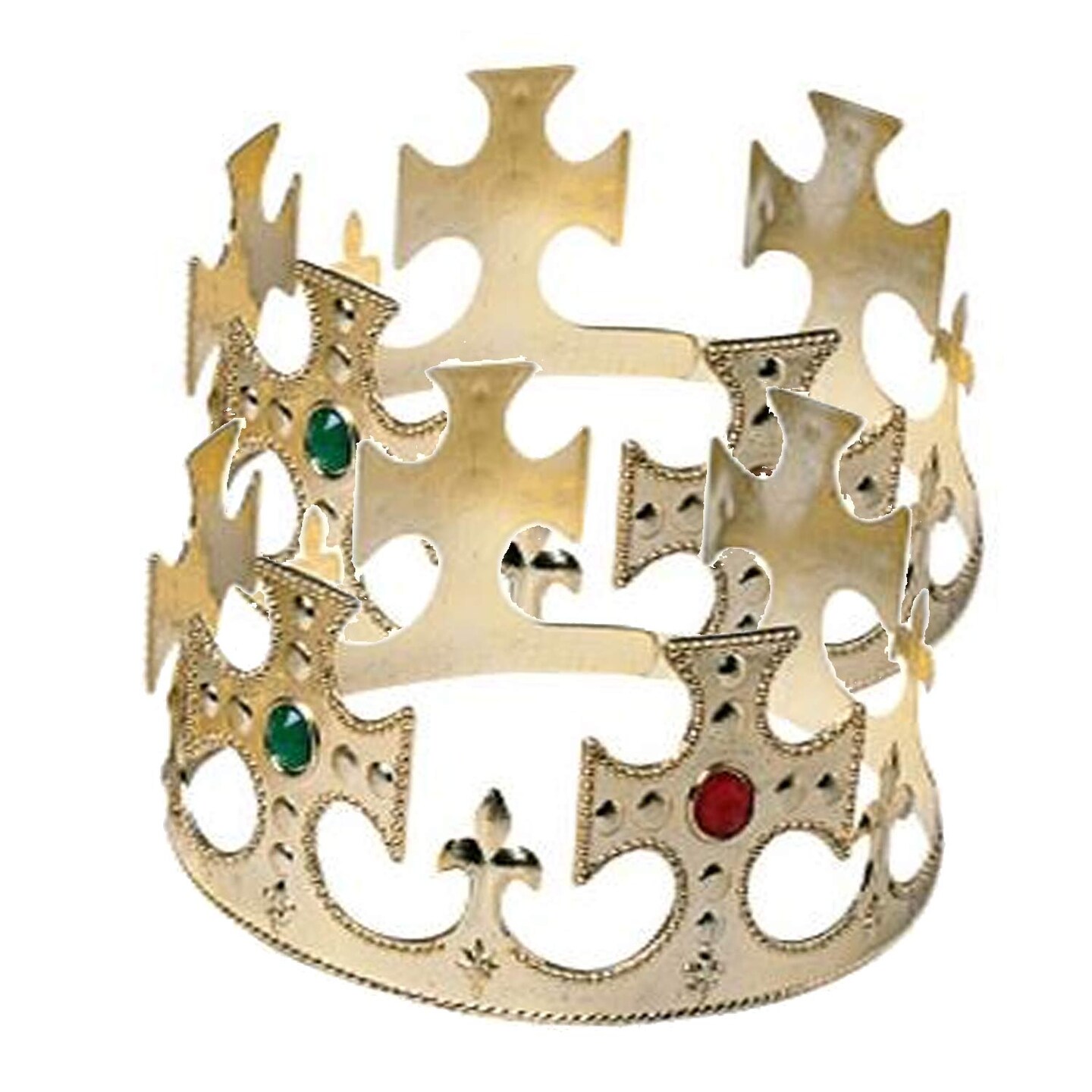 King Gold Crown with Plastic Jewels
