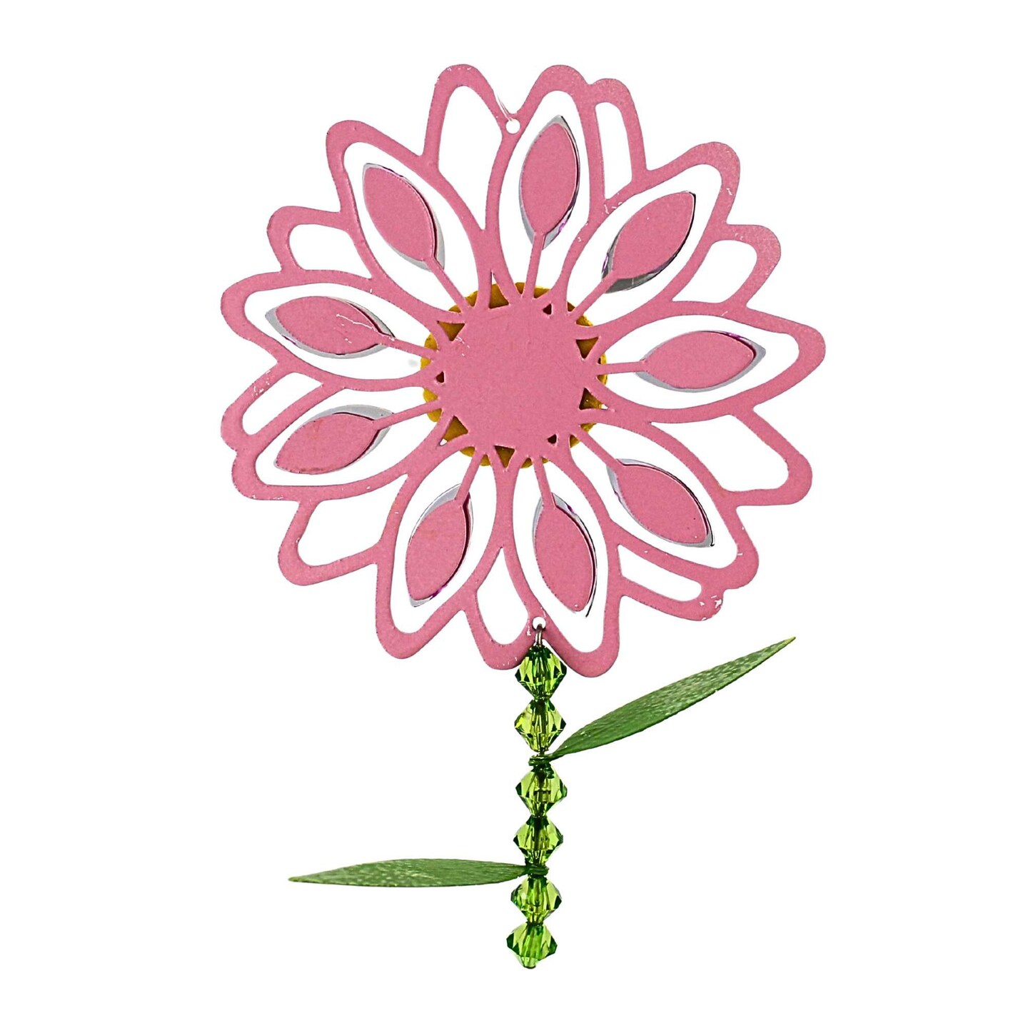 Crystal Expressions 5.0 Inch Garden Daisies Everyday Tree Ornament , Springtime, Summer Flowers