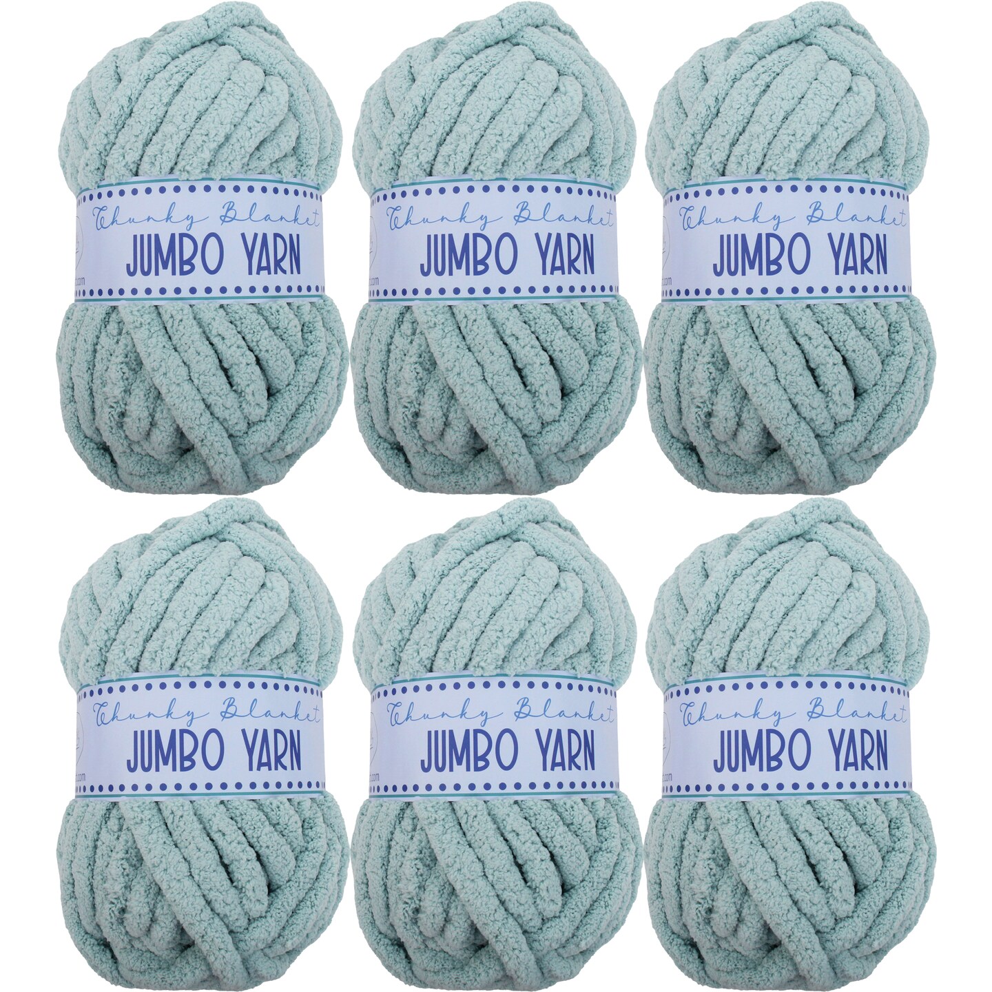 ThreadArt Chunky Chenille Yarn for Hand Knitting – Jumbo Blanket Yarn, Soft Thick Polyester Chenille for Arm Knitting, DIY Throws, Pillows & Pet Beds – 26–27 Yards, 8 oz -Available in Singles, 3 Pack, and 6 Pack