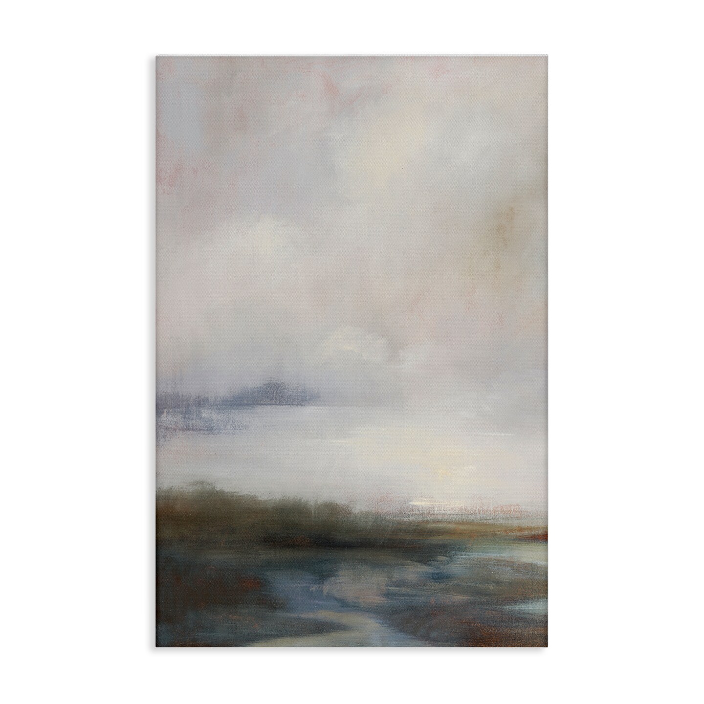 Stupell Industries Foggy Grey Landscape Canvas Wall Art Design by Simon Addyman