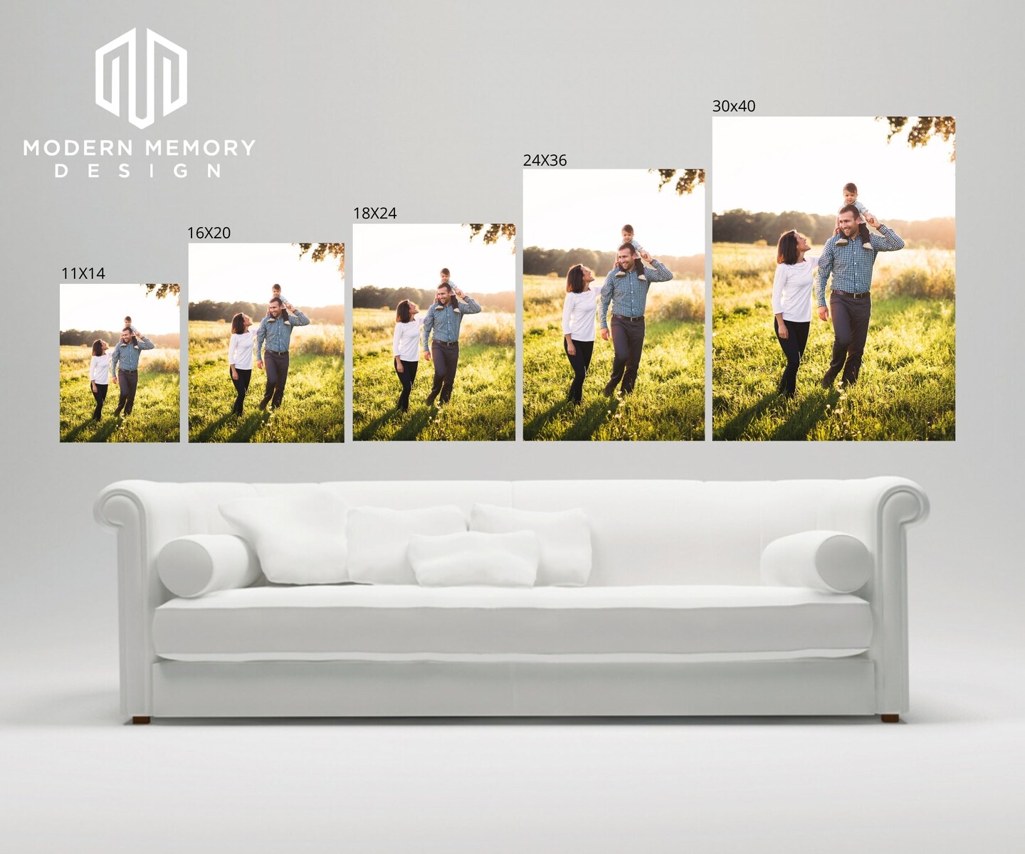 Running Horses Wall for Wall D&#xE9;cor Classic Framed Canvas