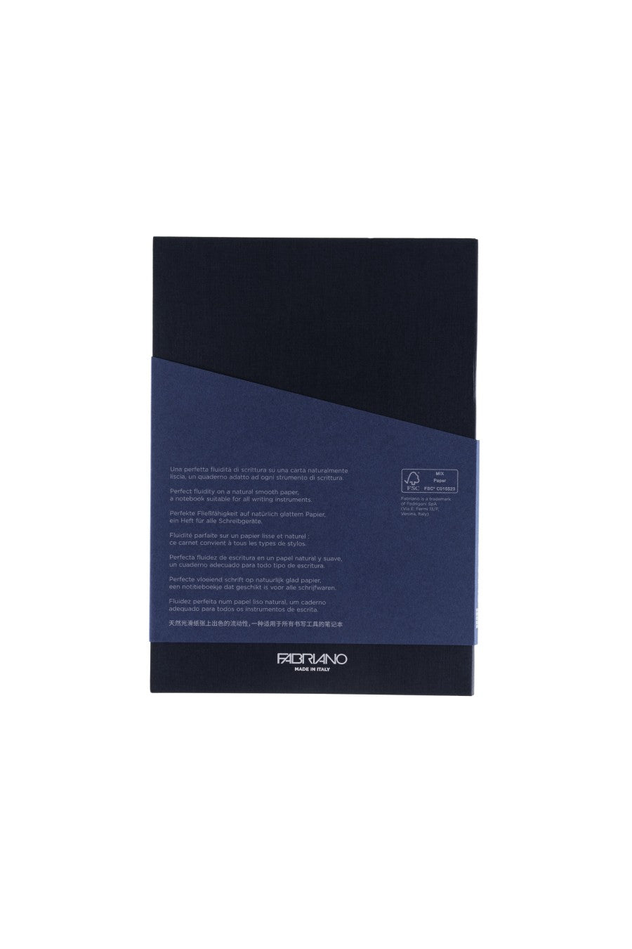 Fabriano Ecoqua Plus Perfect-Bound Notebook, 5.8 in x 8.3 in, A5