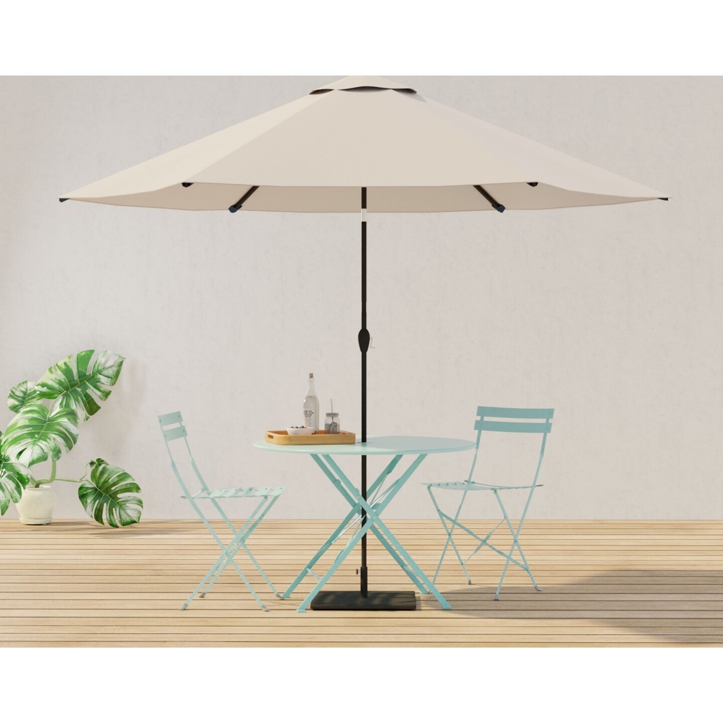 fold up patio table umbrella hold Vongrasig 6 Piece Folding Dining Set,Small Metal Outdoor Garden Patio and Chair Set w/Umbrella for Lawn,Deck,Backyard,Black : Patio, Lawn & Garden making it ideal for family gatherings or quiet outdoor moments Outsunny Foldable Dining Table, Square