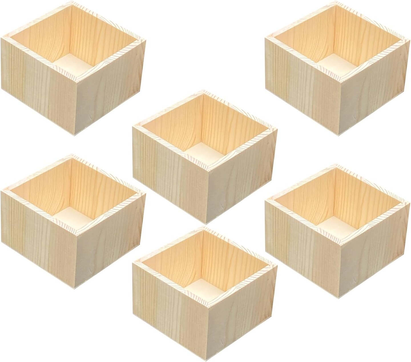 3 Pack Bamboo Storage Crates