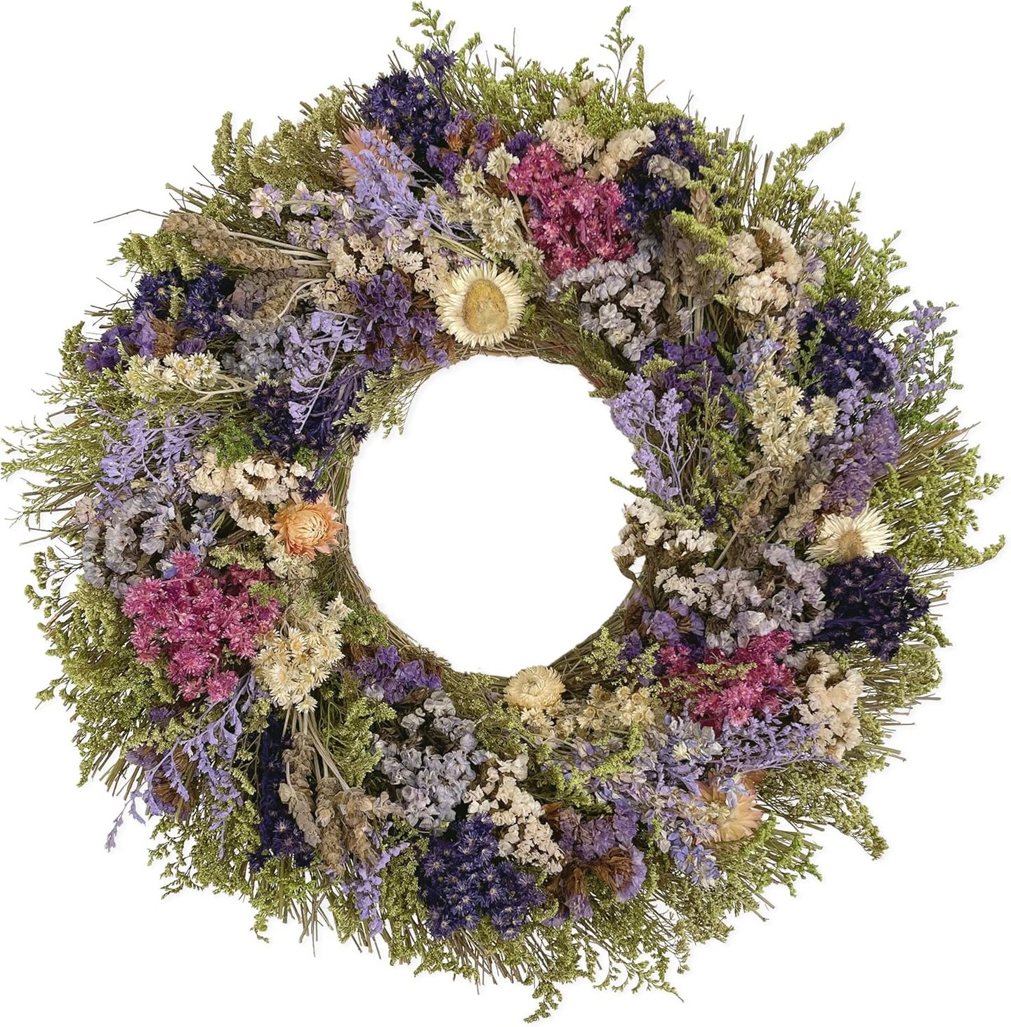 Natural Botanicals &#x26; Dried Flowers Wreath (Spring Floral)