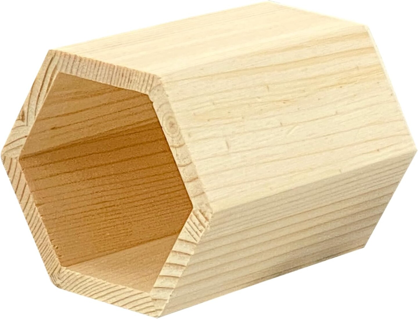 12 Pieces 4 Inch Wooden Crate Pen Holder