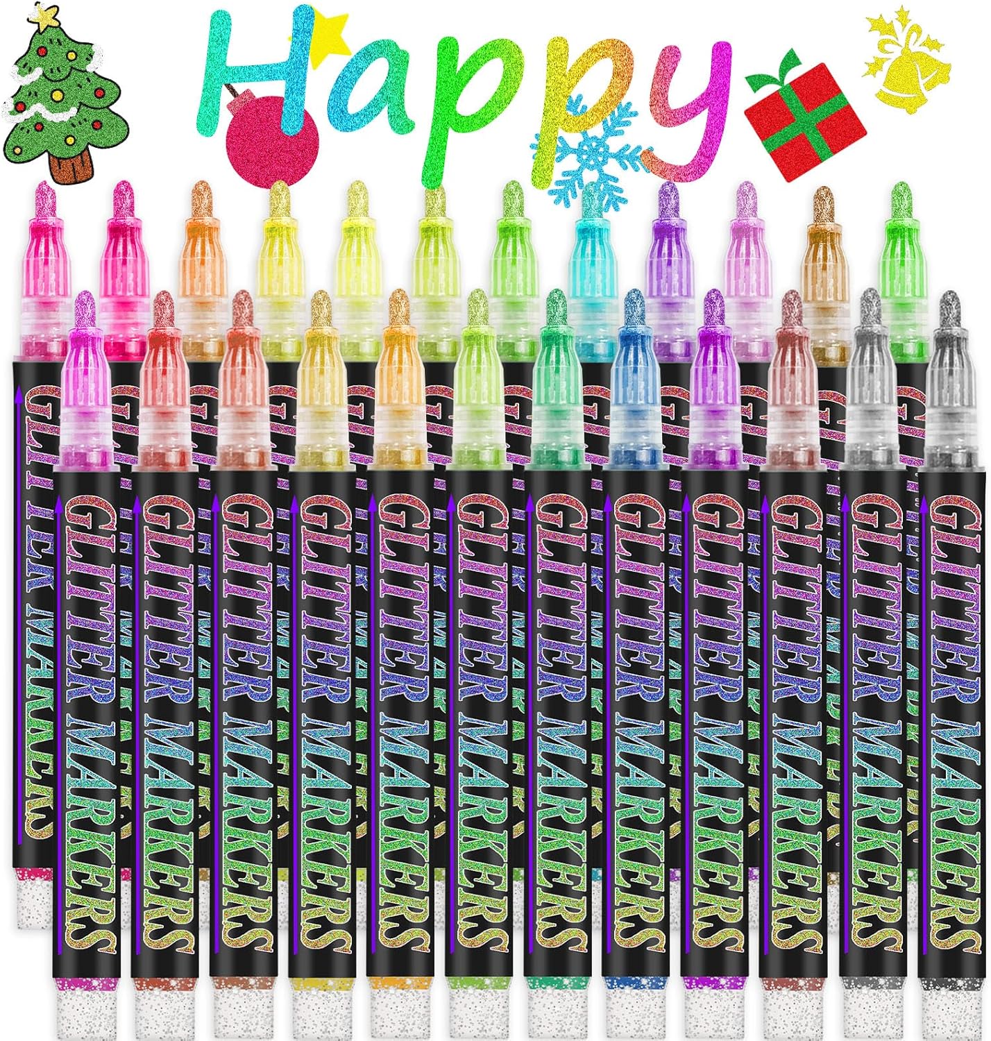 Glitter Marker Pens Shimmer Sparkle Paint Markers
