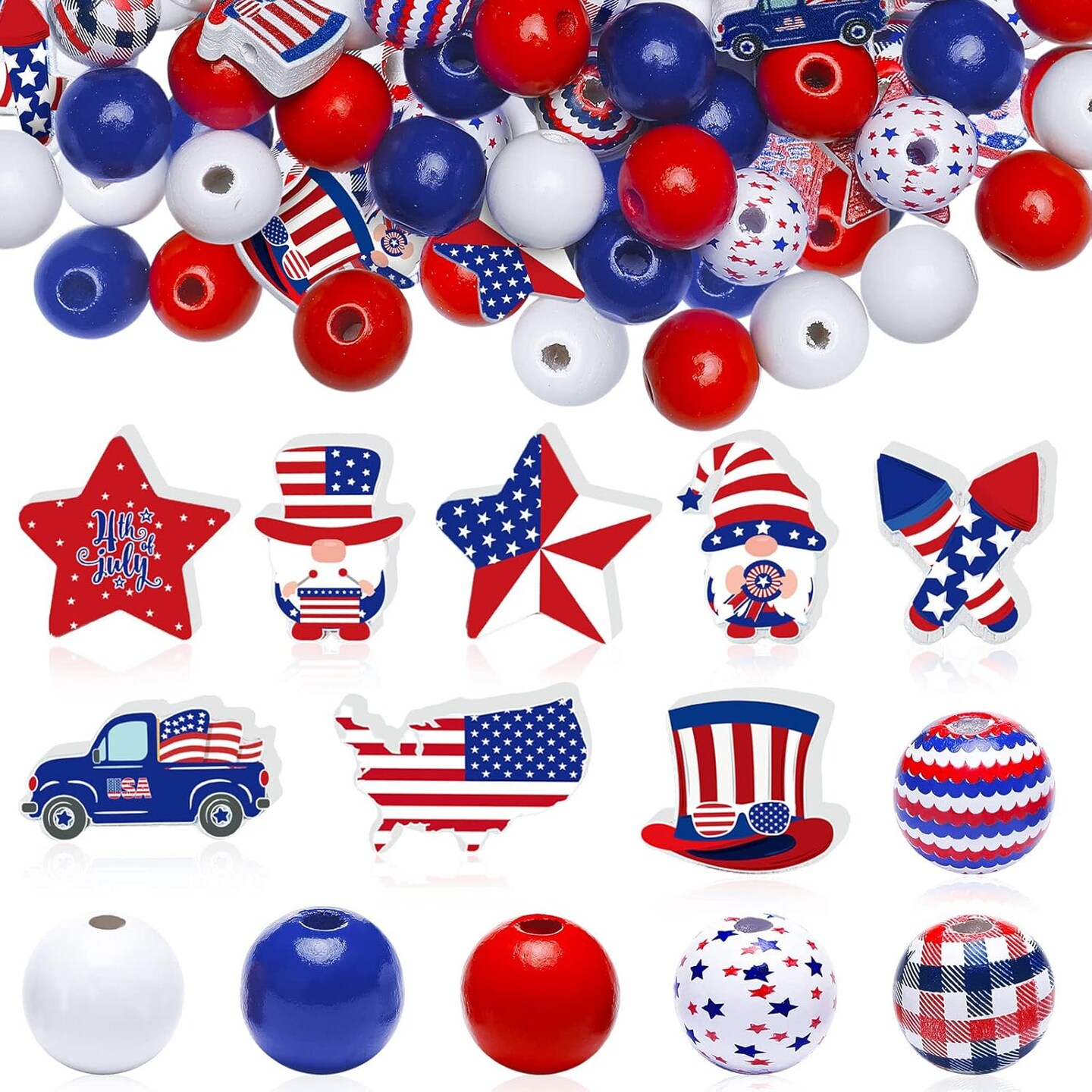 200 Pieces Memorial Day Flag Day