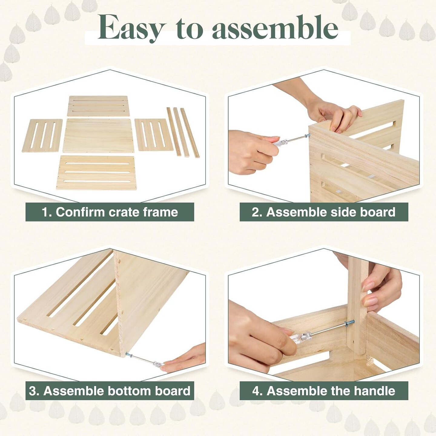 Wooden Baby Shower Crate Closet