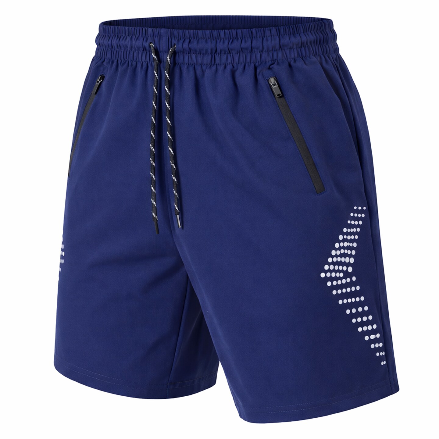Men's Performance Training Shorts With Zipper Pockets (Sizes, S to 2XL)