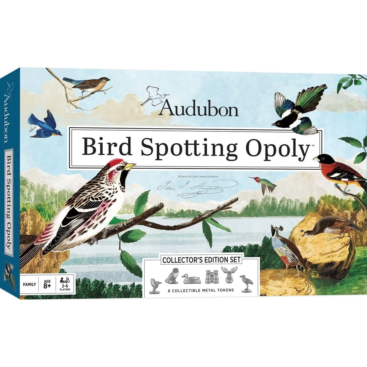 Audubon Opoly Birdwatching Game For 2-6 Players Ages 8+ Nature Trivia ...