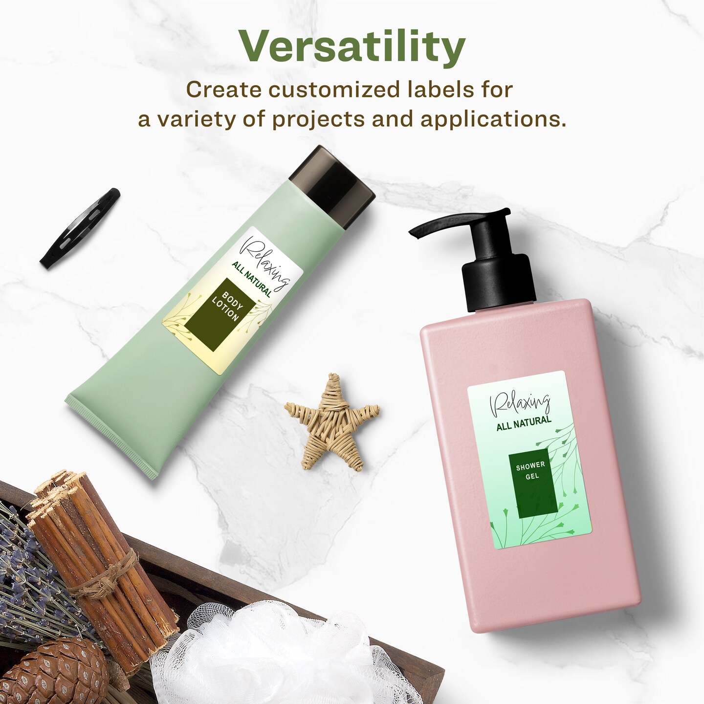 Avery Recycled Matte White Labels, 4-3/4" x 3-3/4" Rectangle