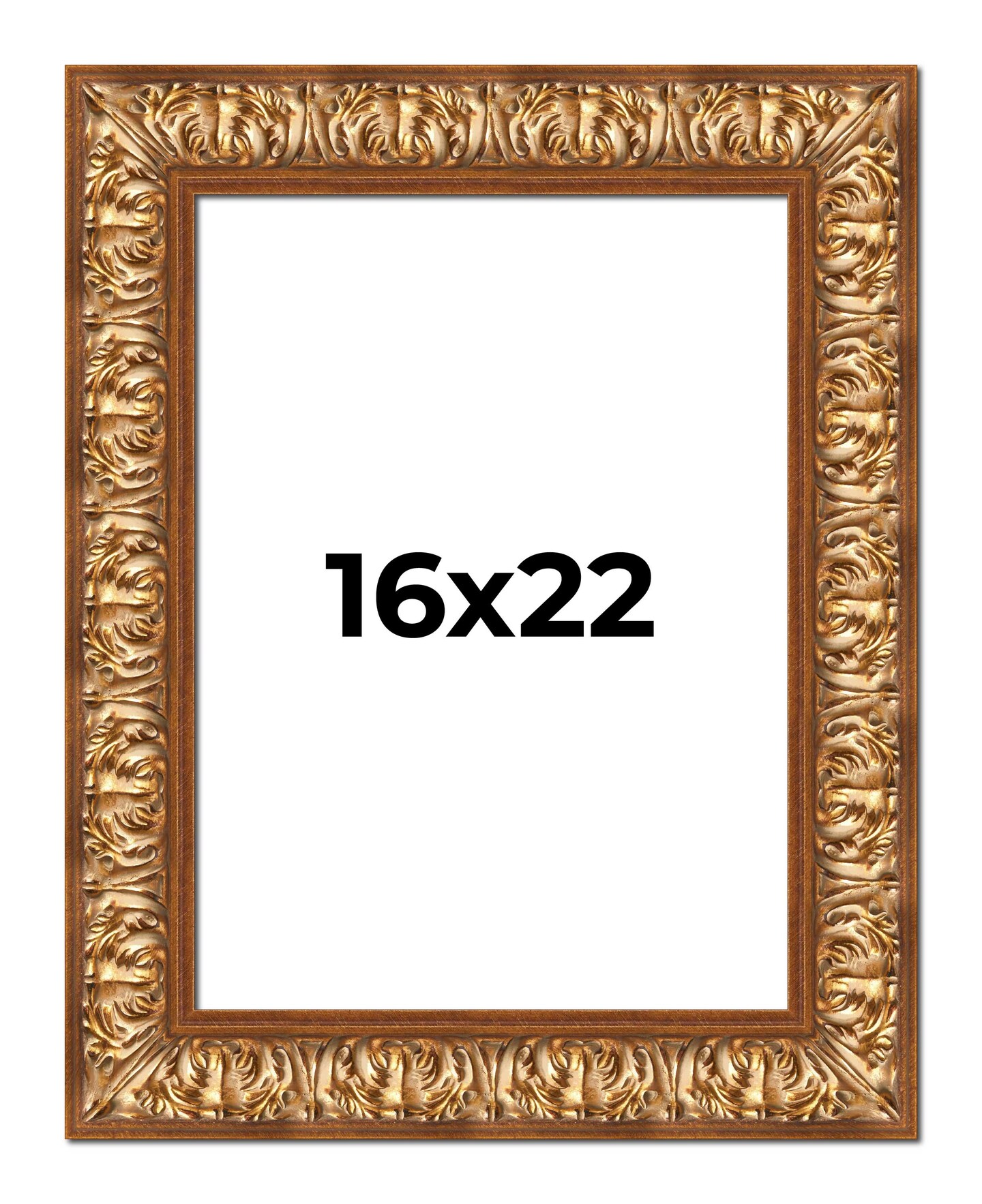 16x22 Modern Shadow Box 1&#x22; Depth Picture Frame with UV-Resistant Acrylic &#x26; Acid Free Backing, Available in 4 Finishes - Black, Brown, Gold, White