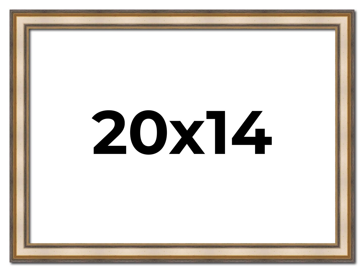 14x20 Refined Picture Frame with UV-Resistant Acrylic & Acid Free