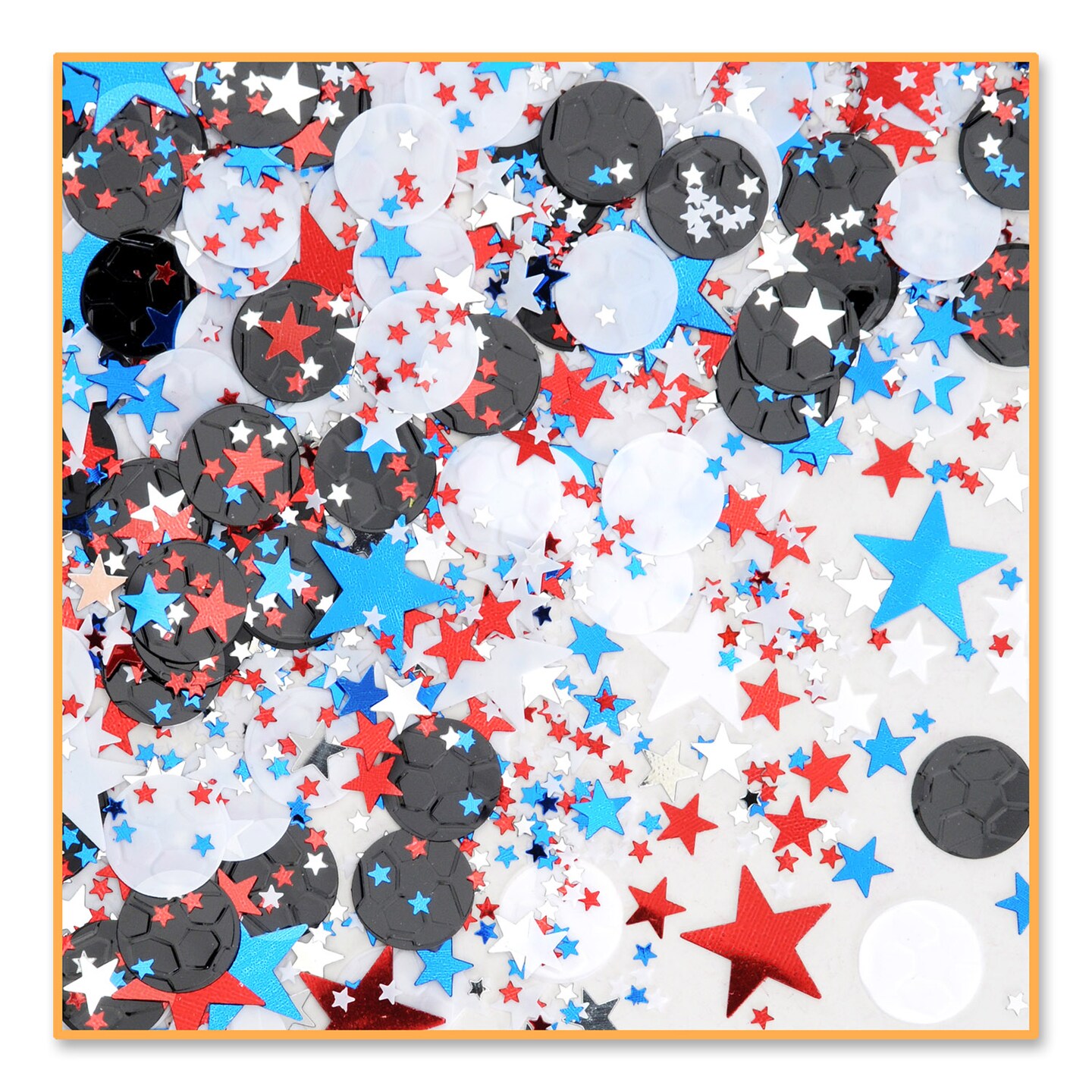 Beistle Soccer Star Confetti - 6 Pack