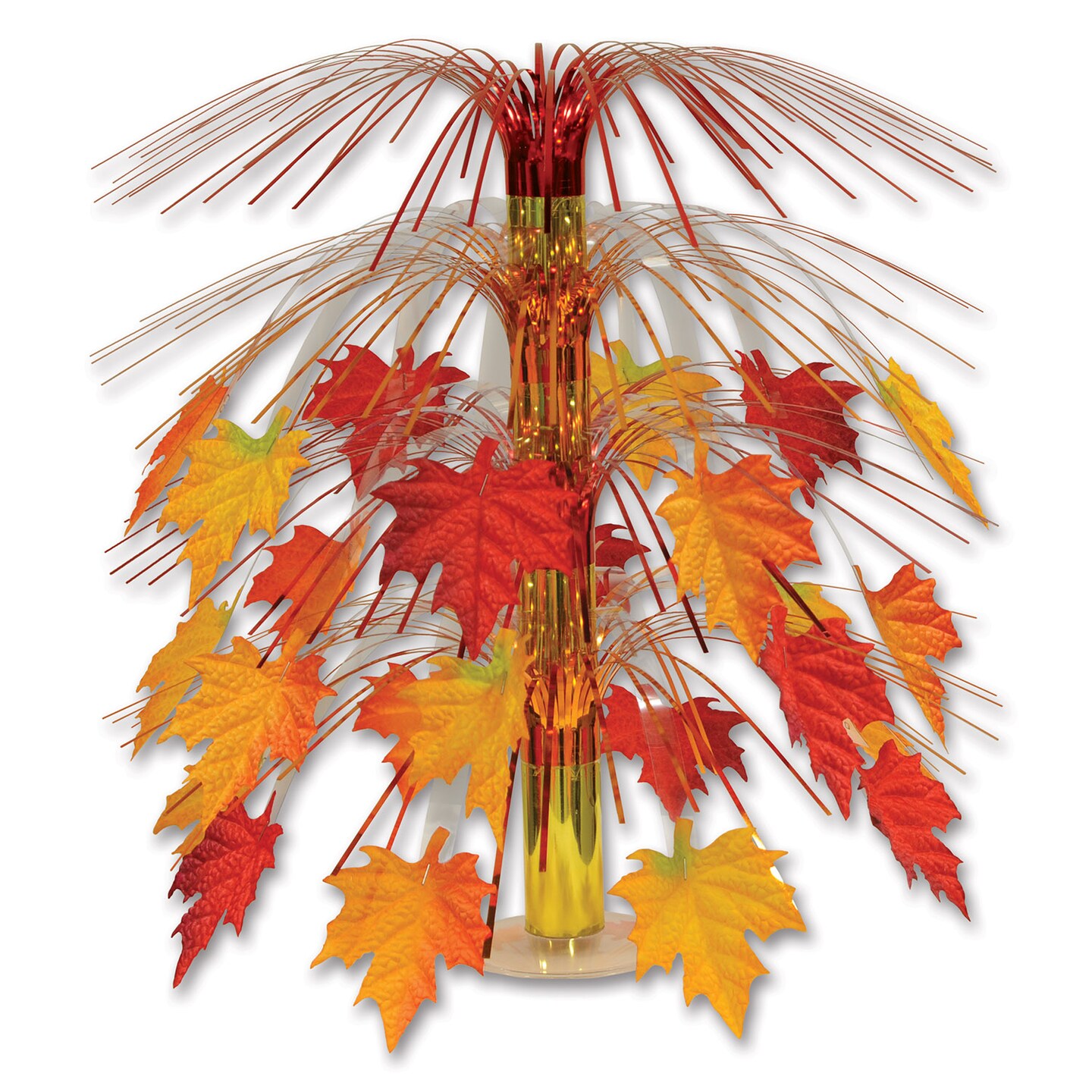 Beistle Beistle 18in. Fabric Fall Leaves Cascade Centerpiece - 6 Pack | Michaels